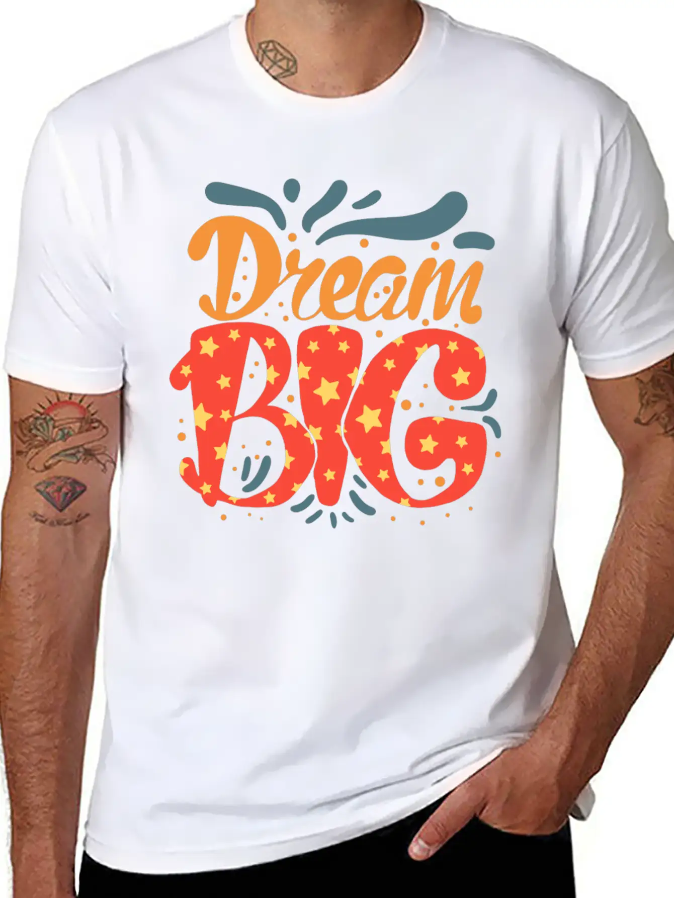 Dream Big Essential Cotton Tee For Daily Outfits ¨C Unisex Style