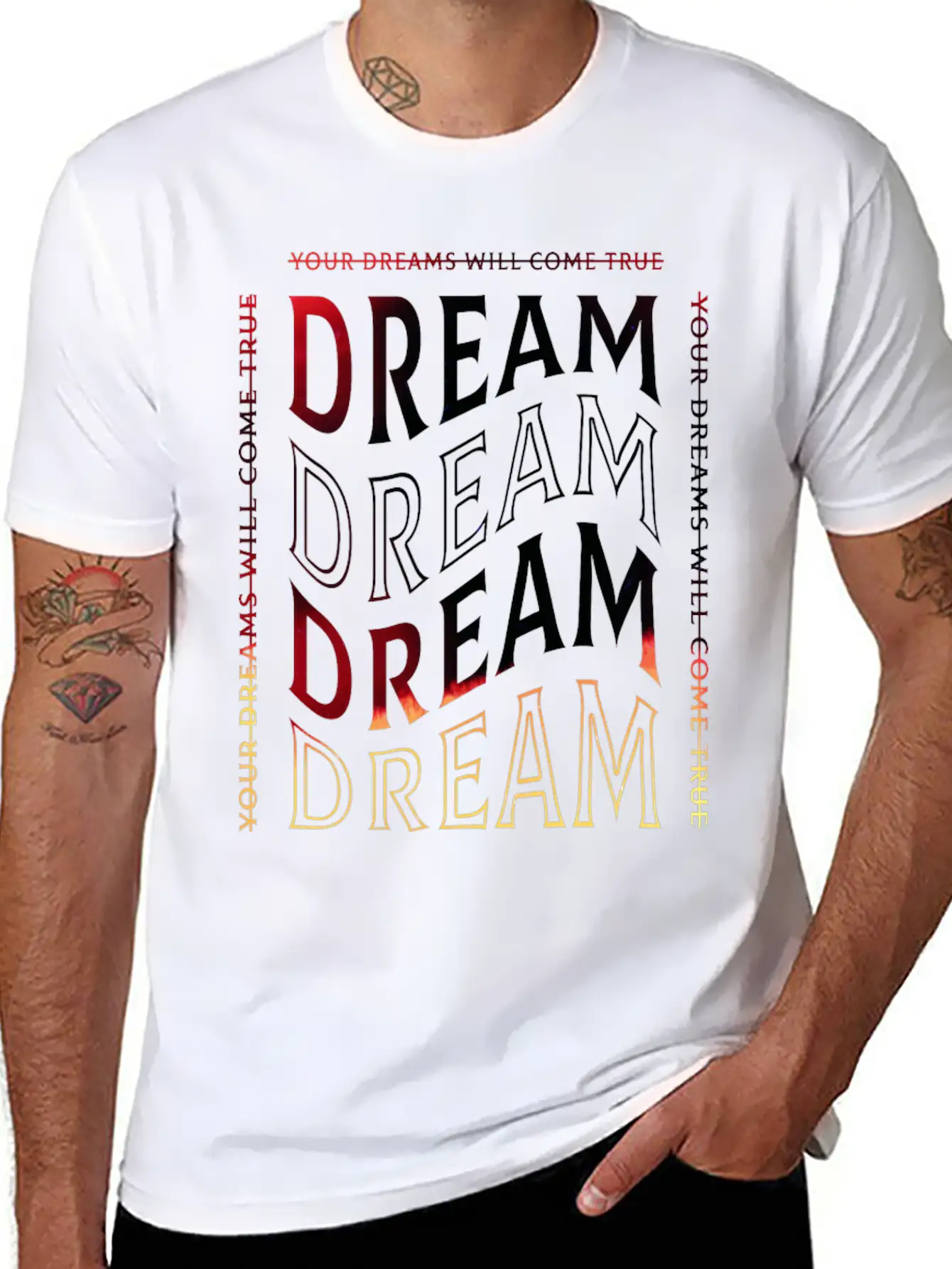 DREAMS Essential Cotton Tee For Daily Outfits ¨C Unisex Style