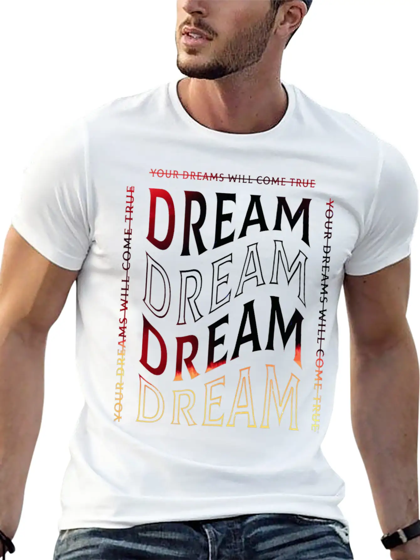 DREAMS Essential Cotton Tee For Daily Outfits ¨C Unisex Style