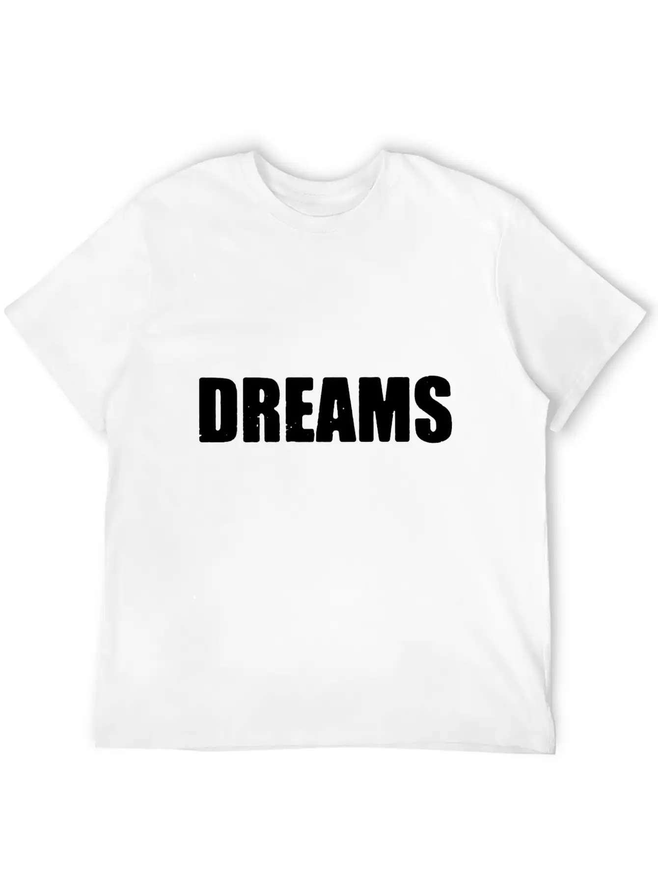 Dreams Letter Only Basic Graphic T-Shirt ¨C Daily Comfort In Soft Cotton