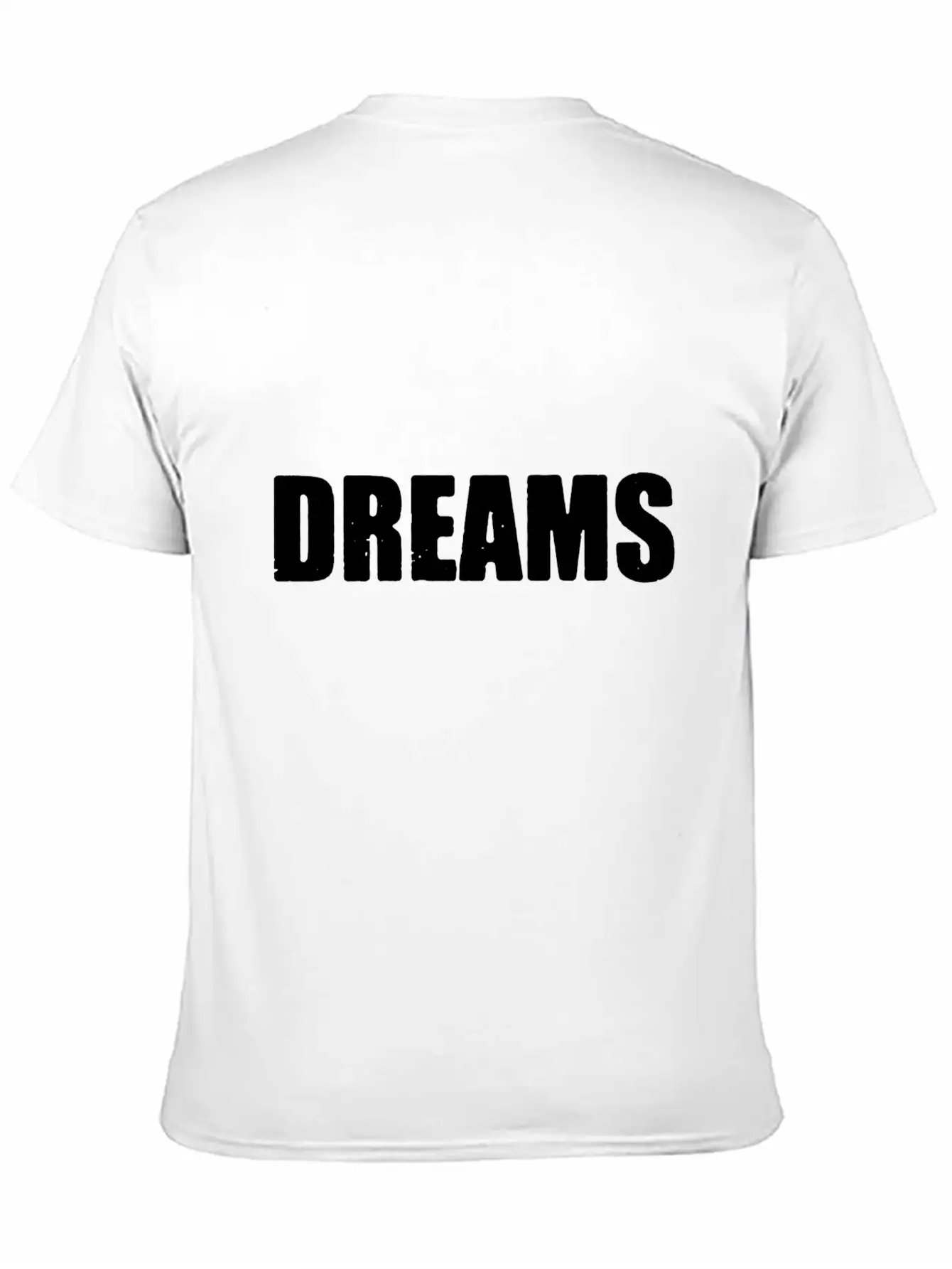 Dreams Letter Only Basic Graphic T-Shirt ¨C Daily Comfort In Soft Cotton