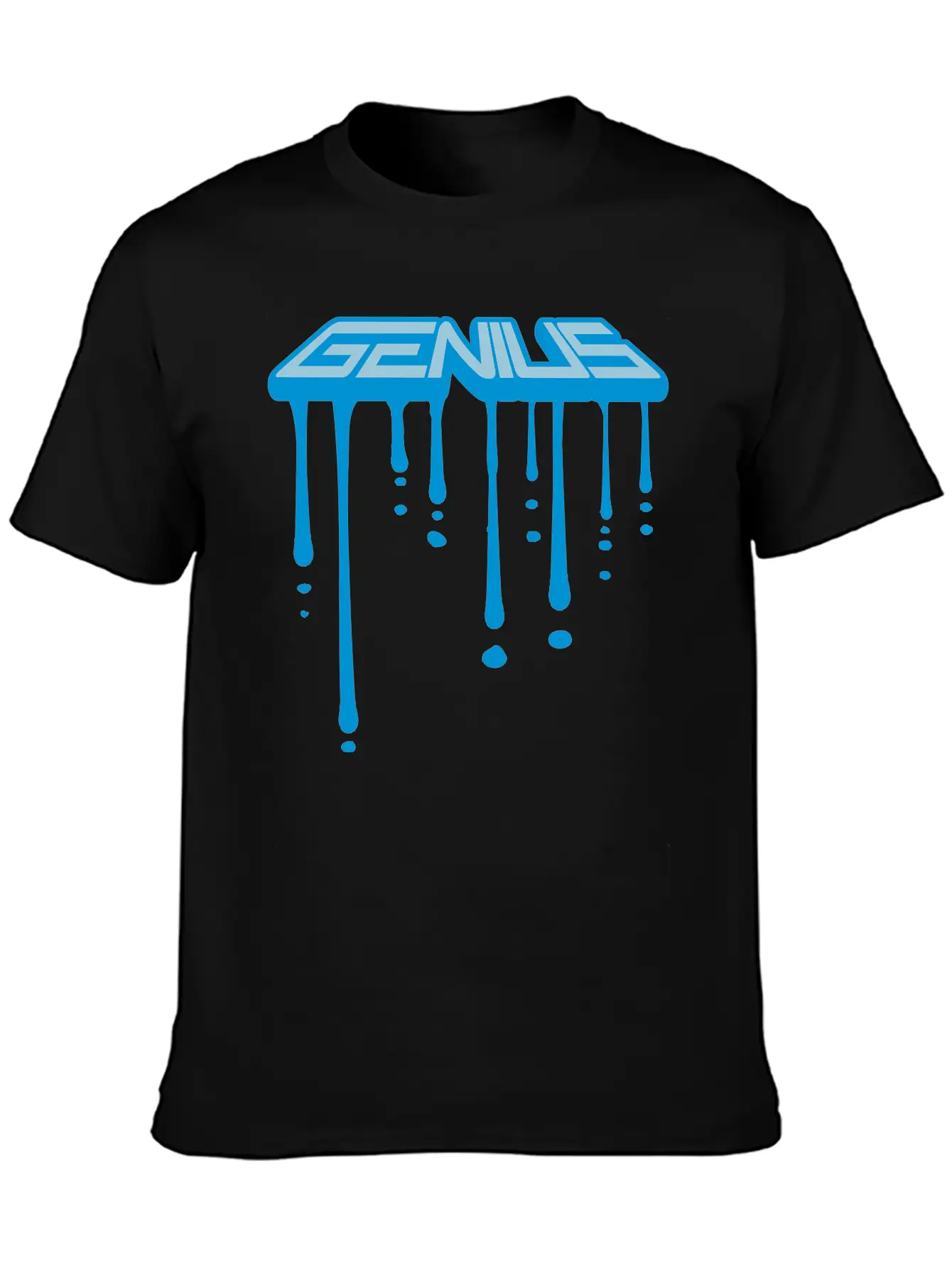 Drop Graffiti Melt Genius 3d Genius Smart Scientis Essential Cotton Tee For Daily Outfits ¨C Unisex Style
