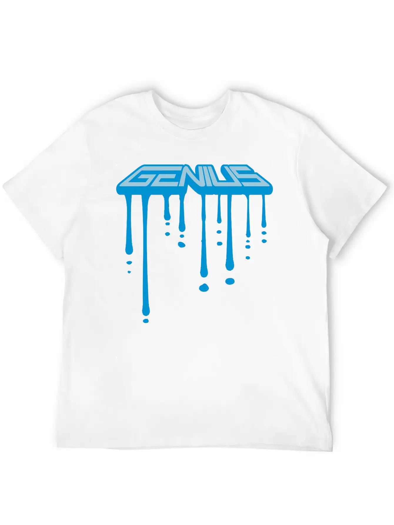 Drop Graffiti Melt Genius 3d Genius Smart Scientis Essential Cotton Tee For Daily Outfits ¨C Unisex Style