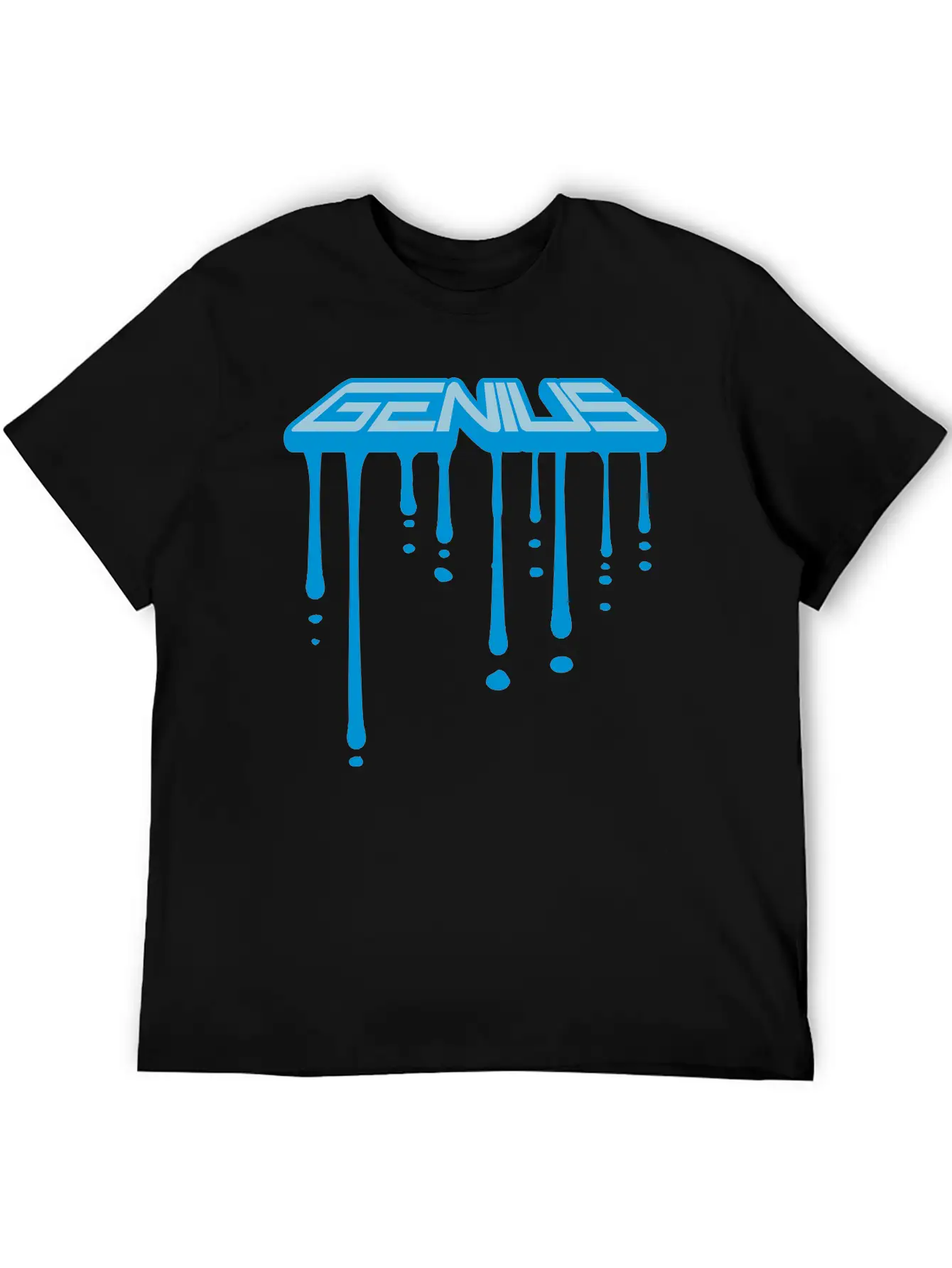 Drop Graffiti Melt Genius 3d Genius Smart Scientis Essential Cotton Tee For Daily Outfits ¨C Unisex Style