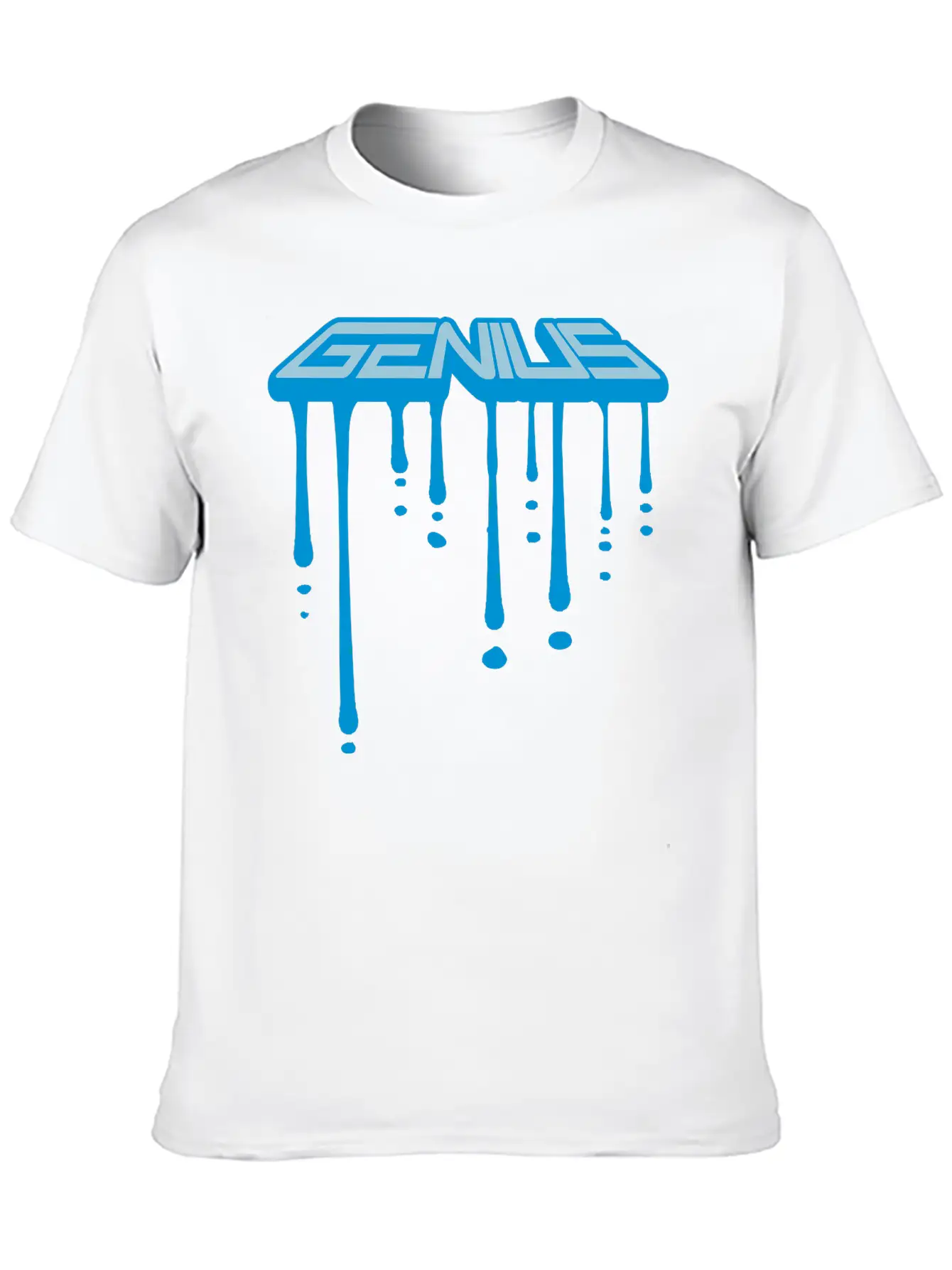 Drop Graffiti Melt Genius 3d Genius Smart Scientis Essential Cotton Tee For Daily Outfits ¨C Unisex Style