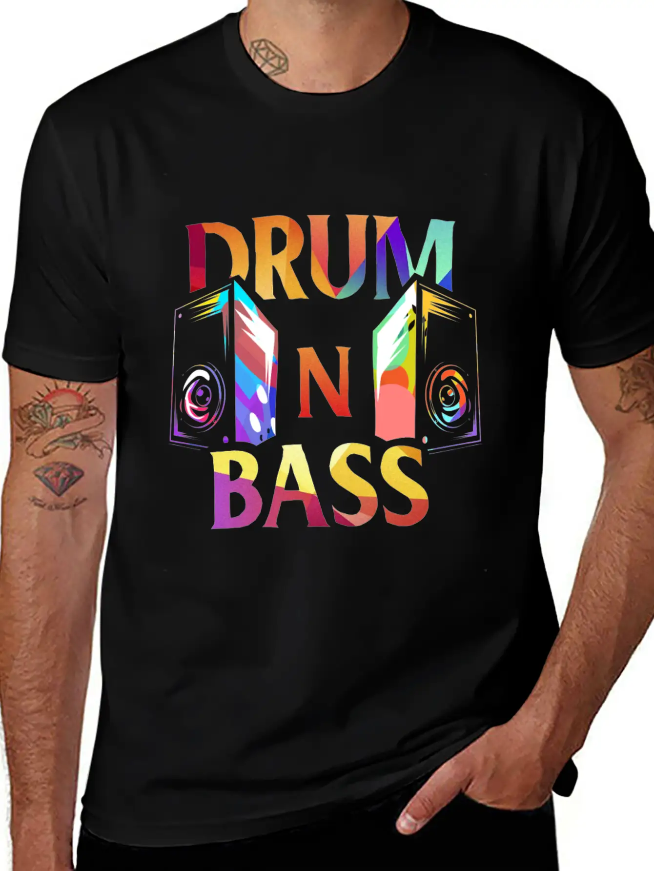 Drum N Bass Essential Cotton Tee For Daily Outfits ¨C Unisex Style