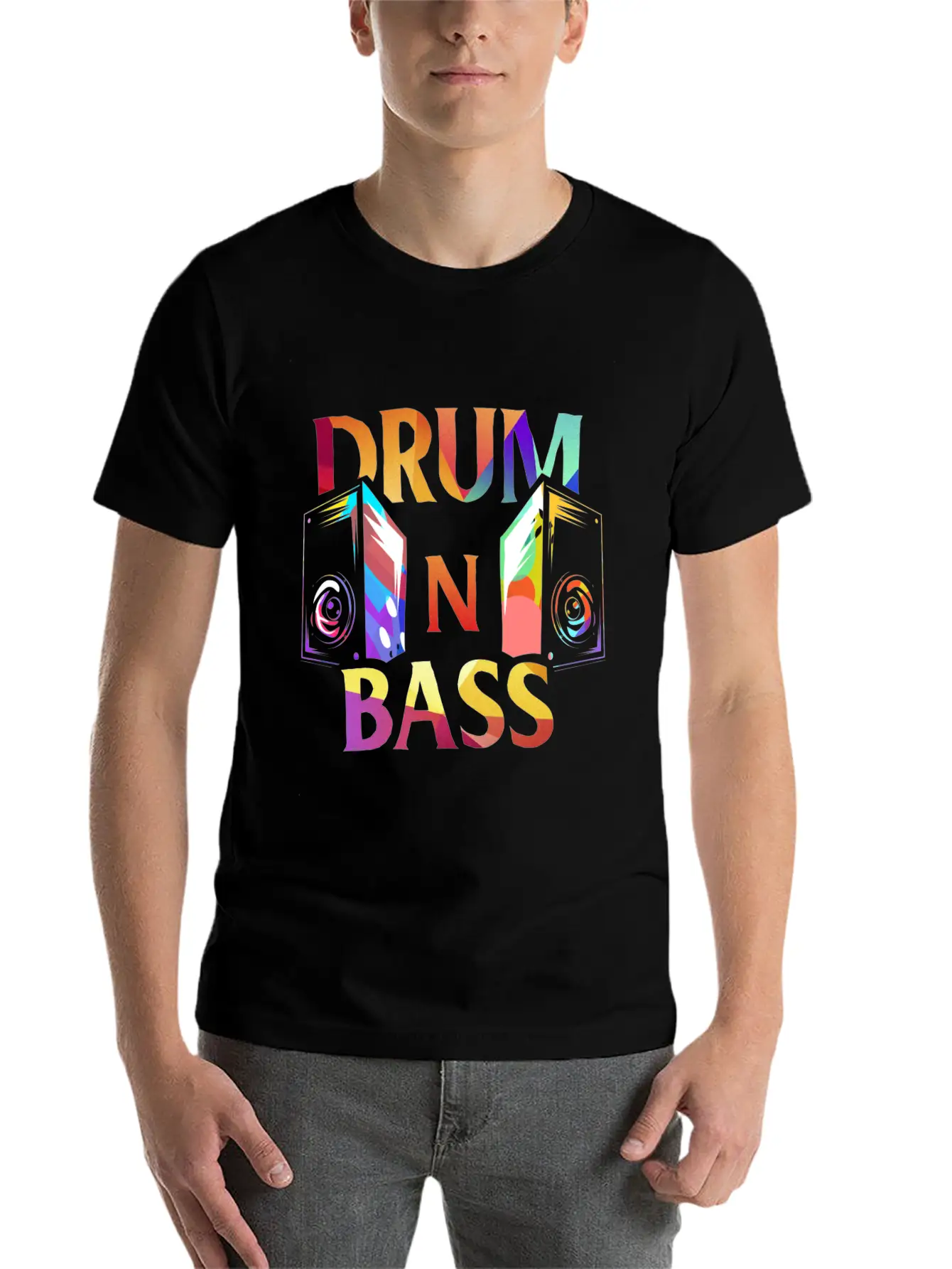 Drum N Bass Essential Cotton Tee For Daily Outfits ¨C Unisex Style