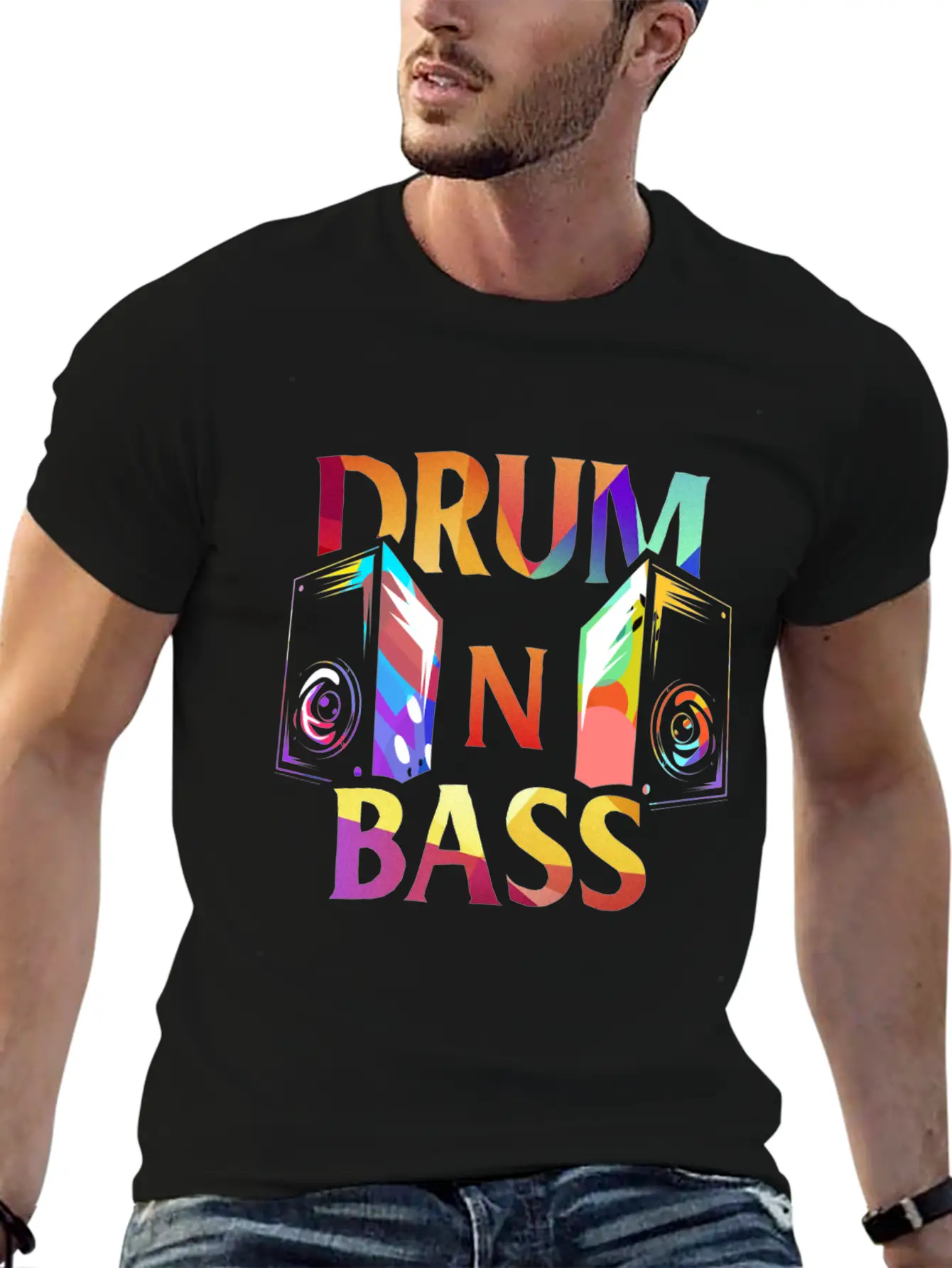 Drum N Bass Essential Cotton Tee For Daily Outfits ¨C Unisex Style