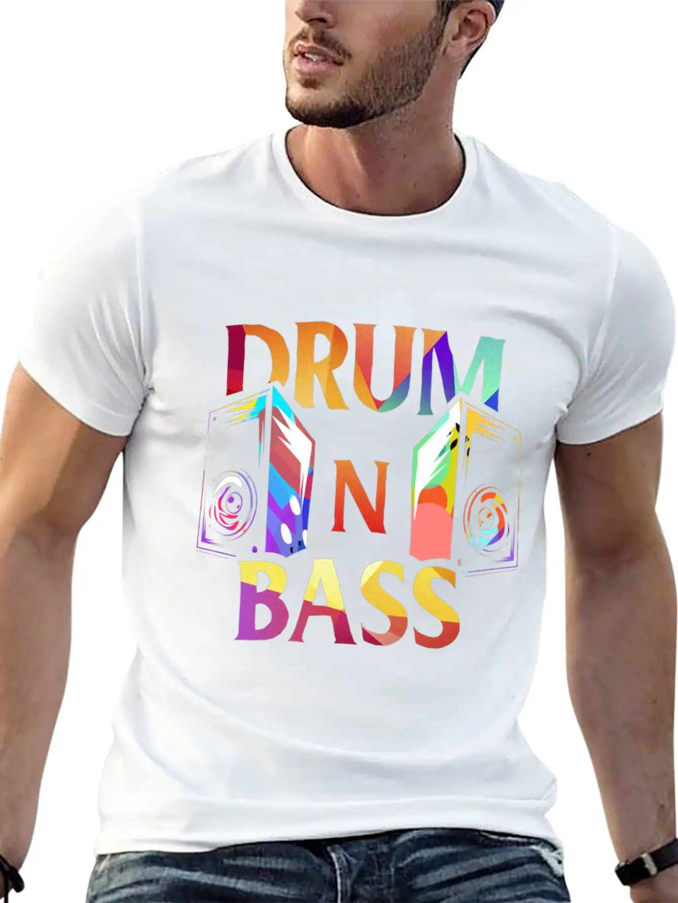 Drum N Bass Essential Cotton Tee For Daily Outfits ¨C Unisex Style
