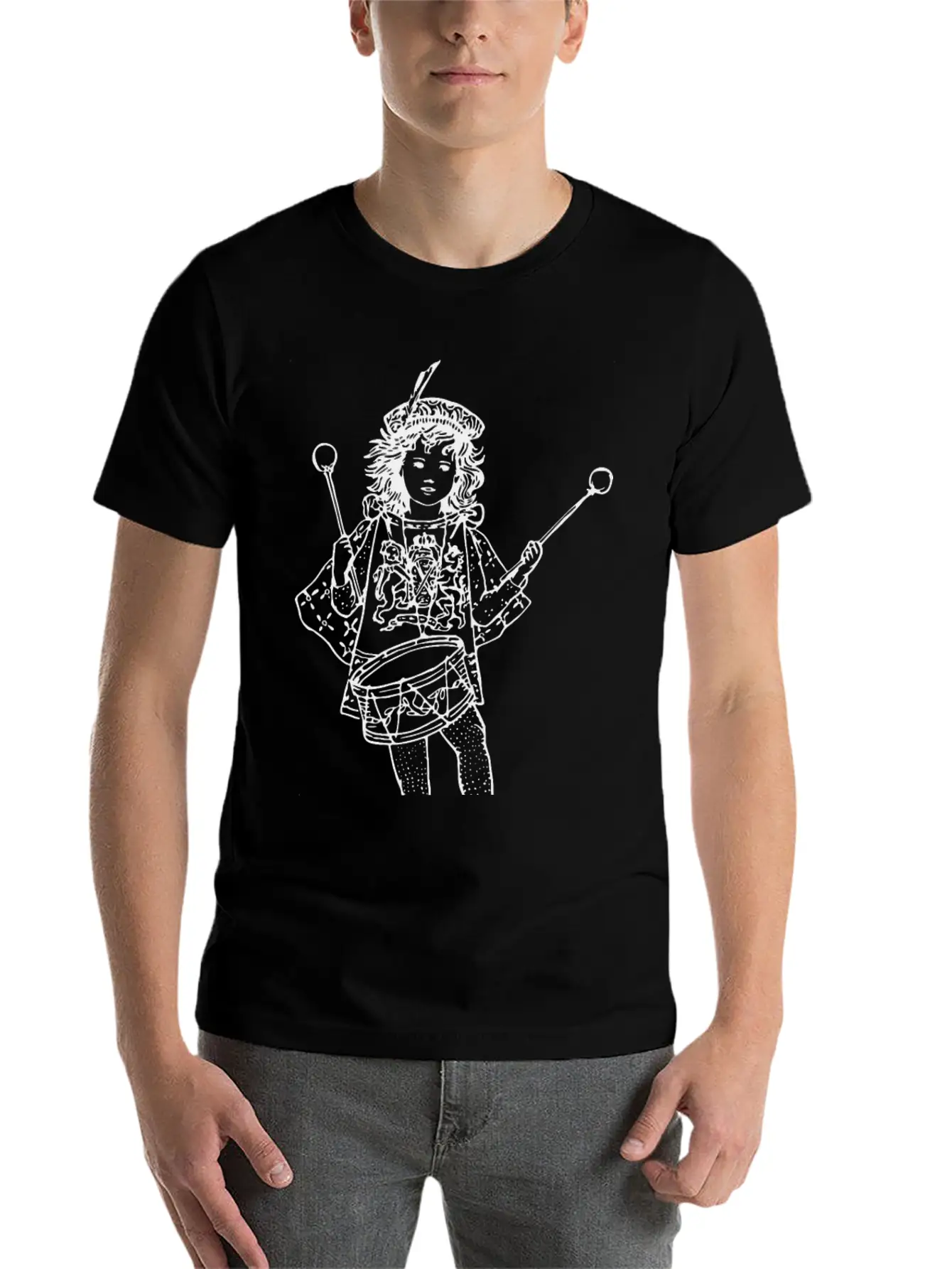 Drummer Child Soft Cotton Short Sleeve Tee ¨C Unisex Wardrobe Staple