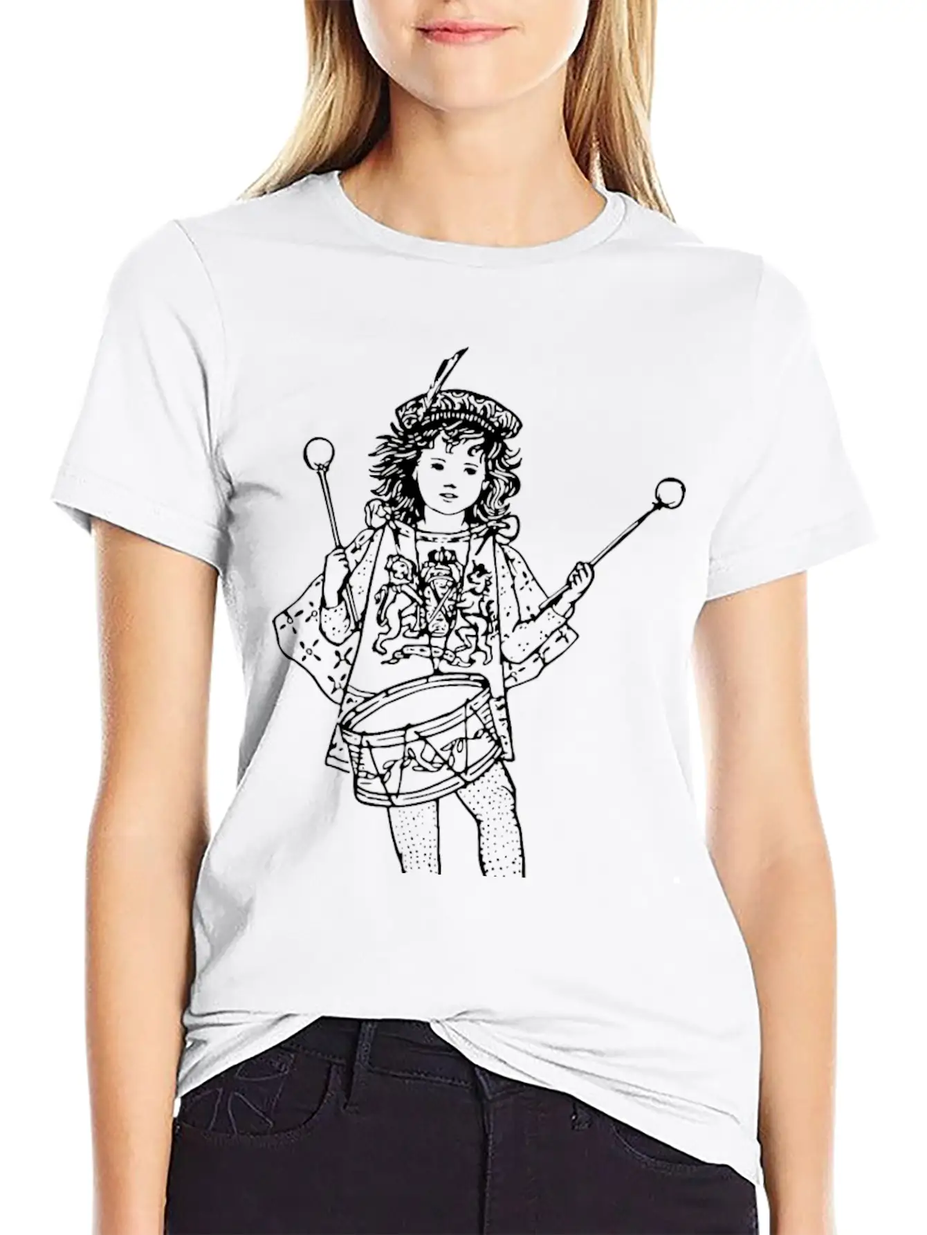 Drummer Child Soft Cotton Short Sleeve Tee ¨C Unisex Wardrobe Staple