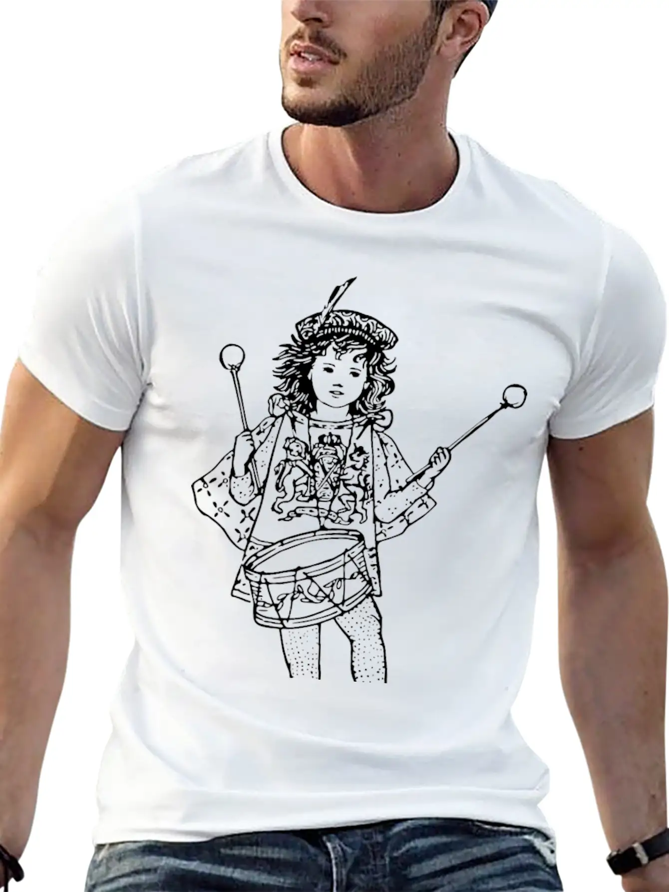 Drummer Child Soft Cotton Short Sleeve Tee ¨C Unisex Wardrobe Staple