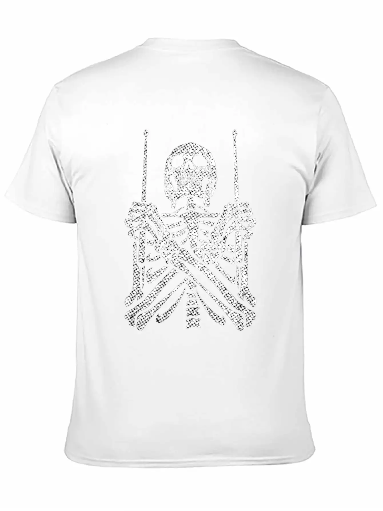 Drummer Skeleton Musician Gift Unisex Casual T-Shirt ¨C Clean Design For Daily Comfort