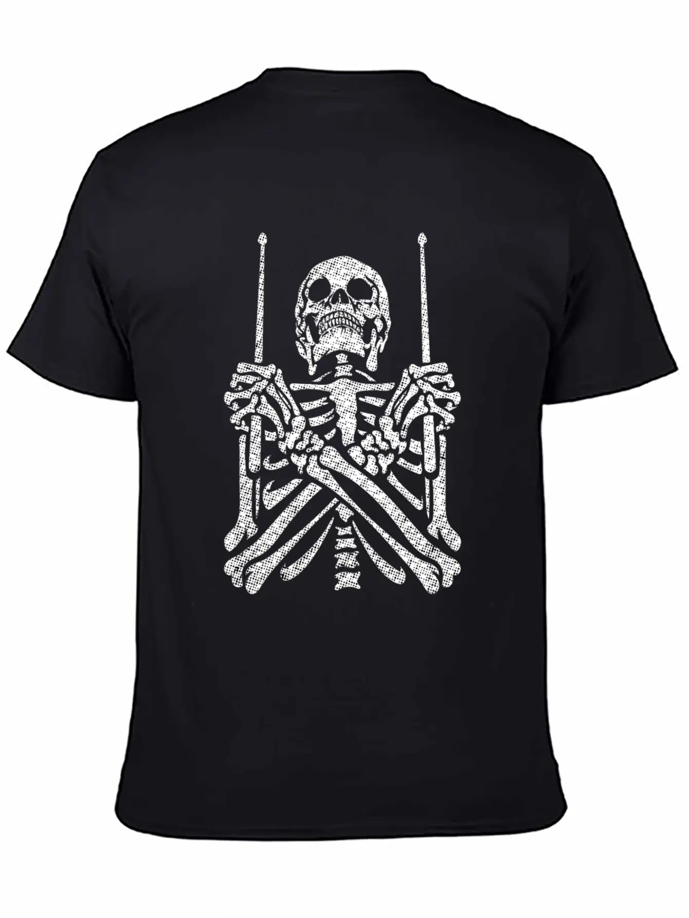 Drummer Skeleton Musician Gift Unisex Casual T-Shirt ¨C Clean Design For Daily Comfort