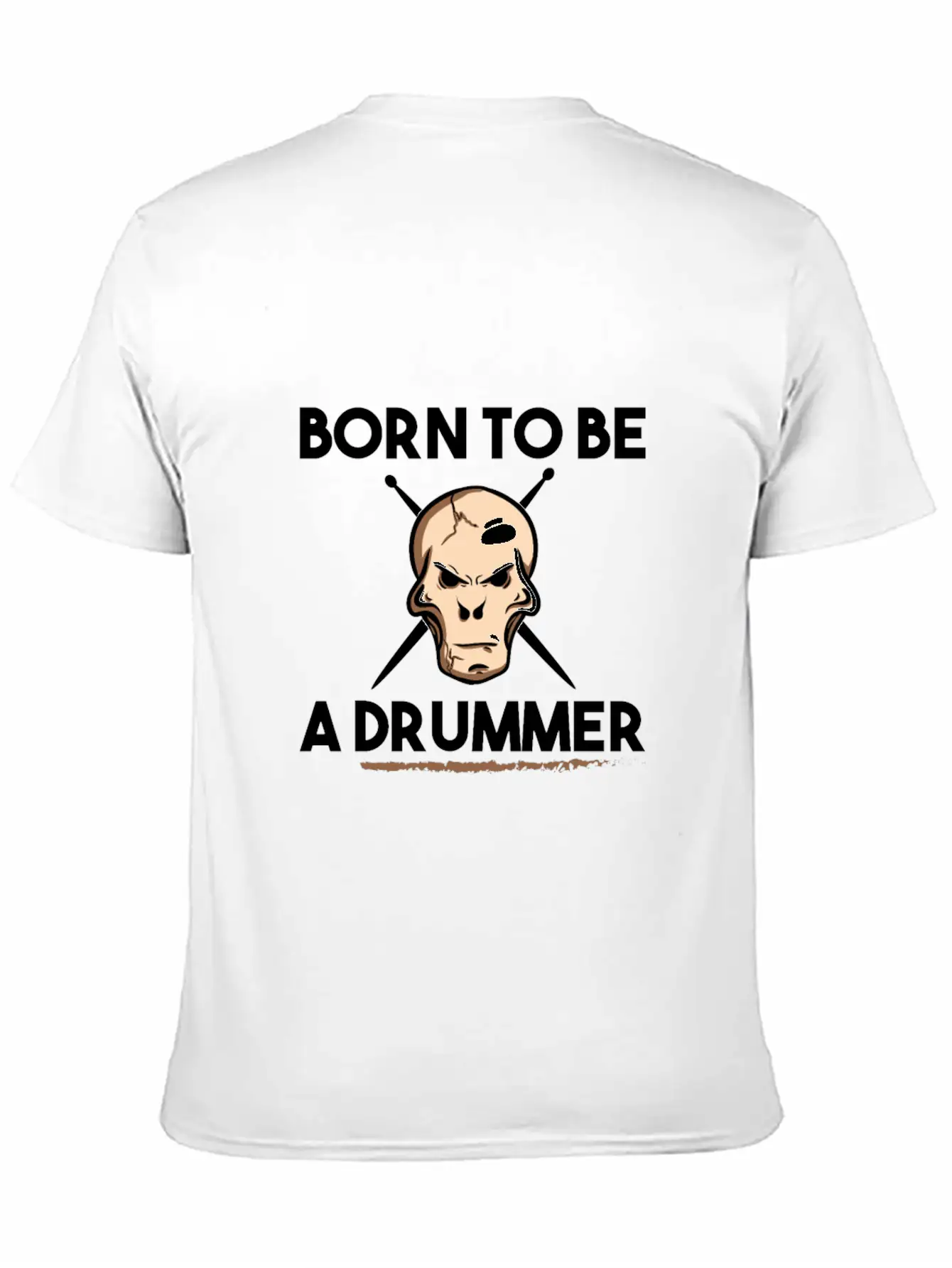 Drums Band Drum Drummer Drum Essential Cotton Tee For Daily Outfits ¨C Unisex Style