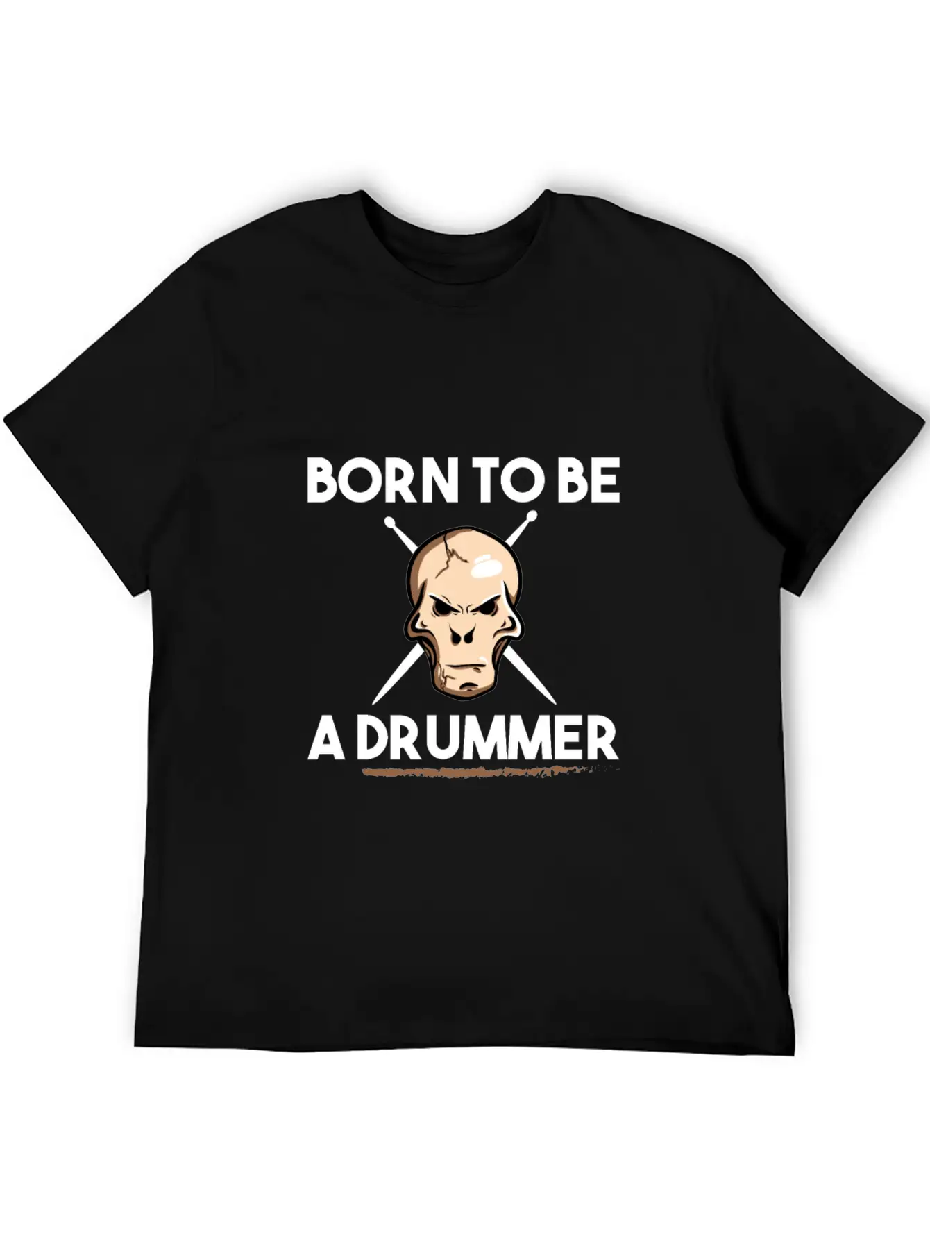 Drums Band Drum Drummer Drum Essential Cotton Tee For Daily Outfits ¨C Unisex Style