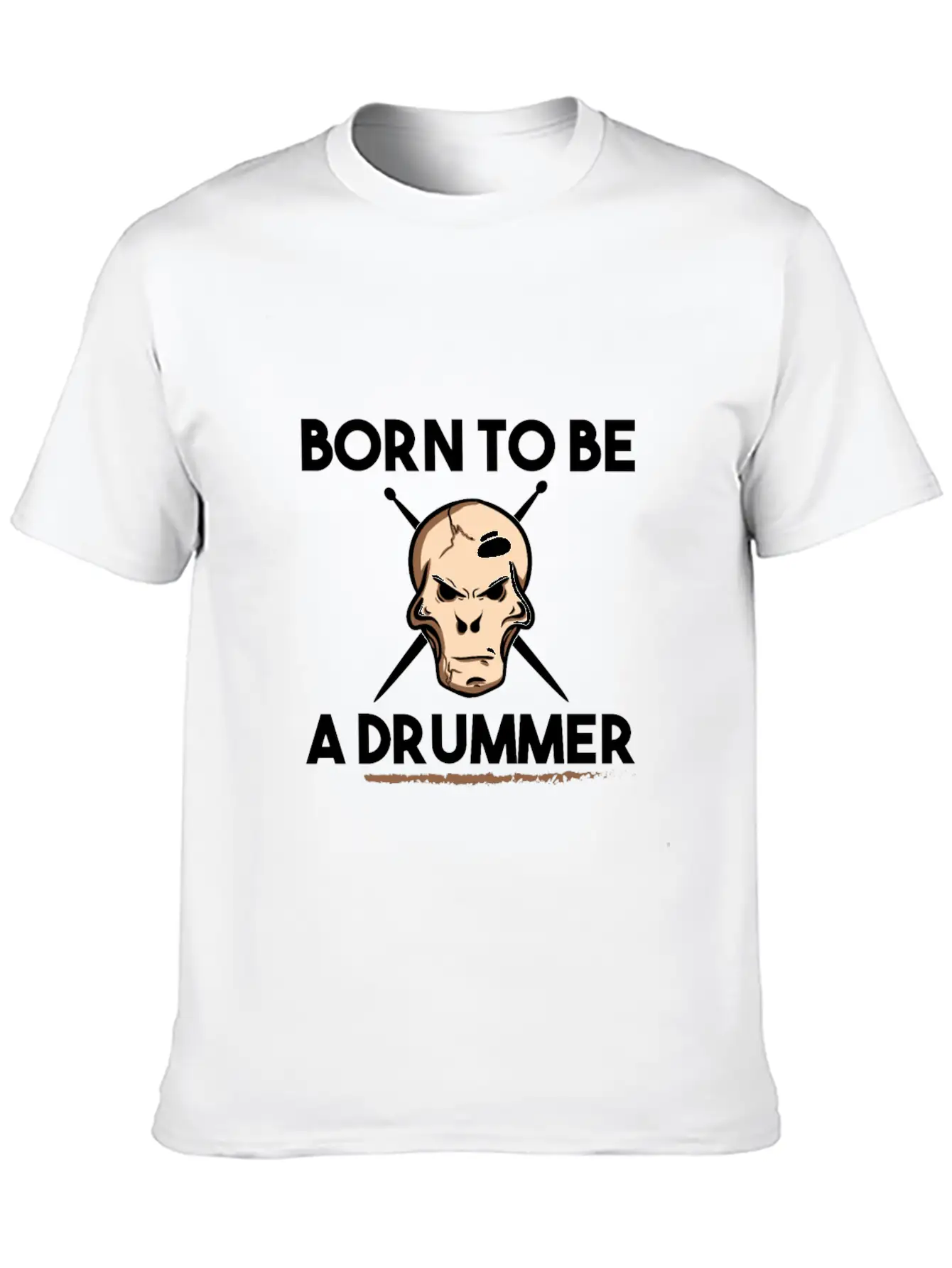 Drums Band Drum Drummer Drum Essential Cotton Tee For Daily Outfits ¨C Unisex Style