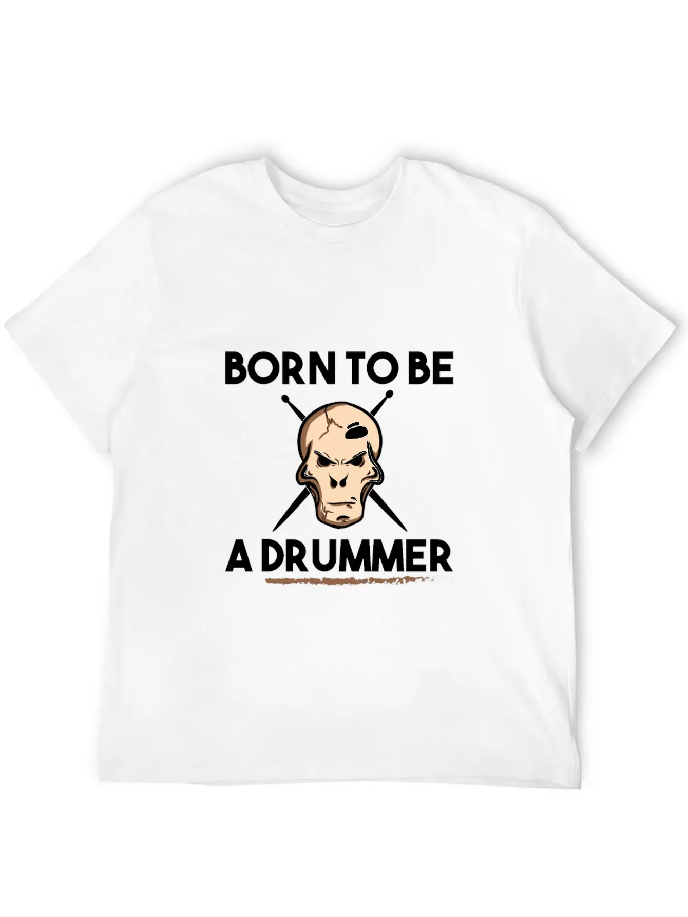 Drums Band Drum Drummer Drum Essential Cotton Tee For Daily Outfits ¨C Unisex Style