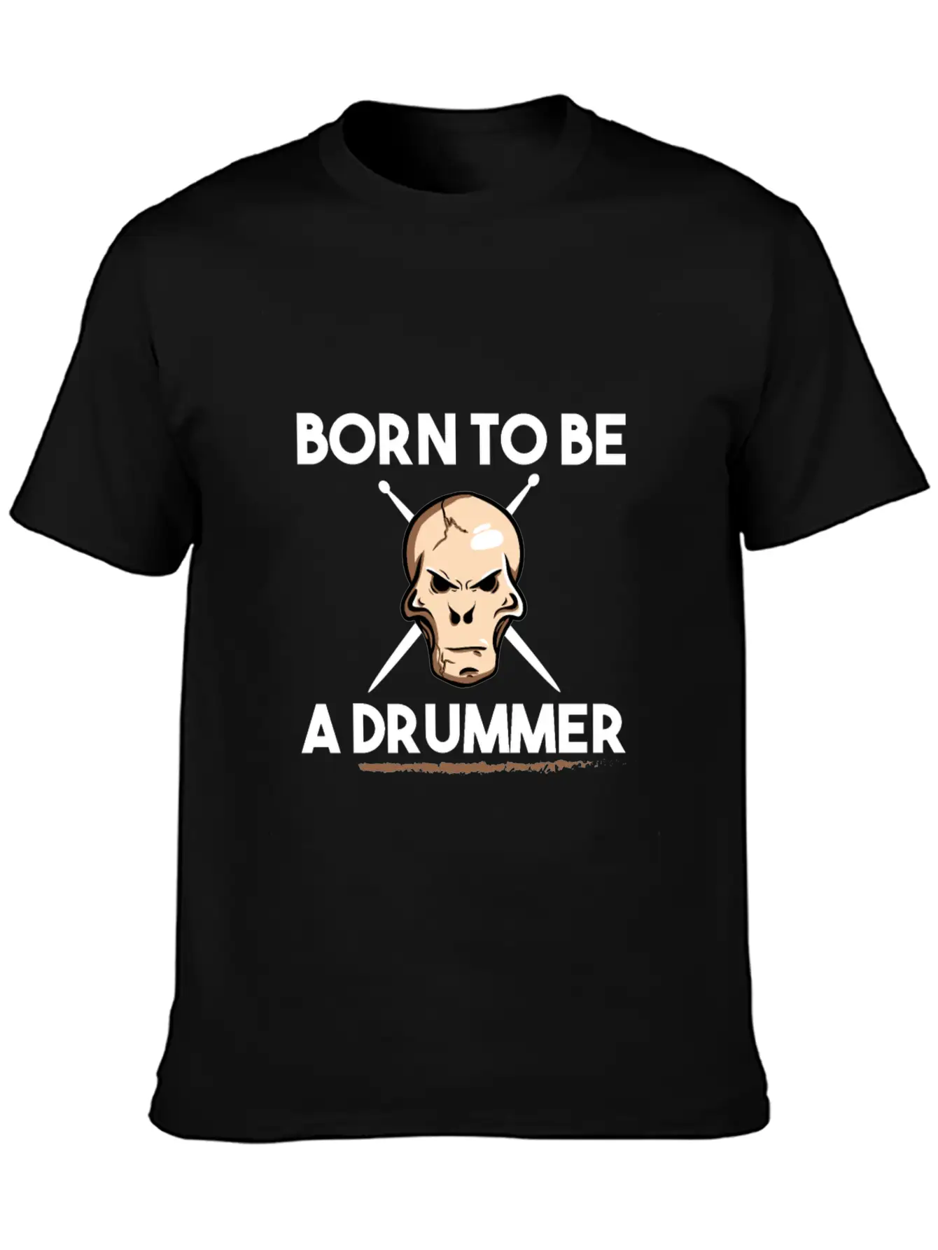 Drums Band Drum Drummer Drum Essential Cotton Tee For Daily Outfits ¨C Unisex Style
