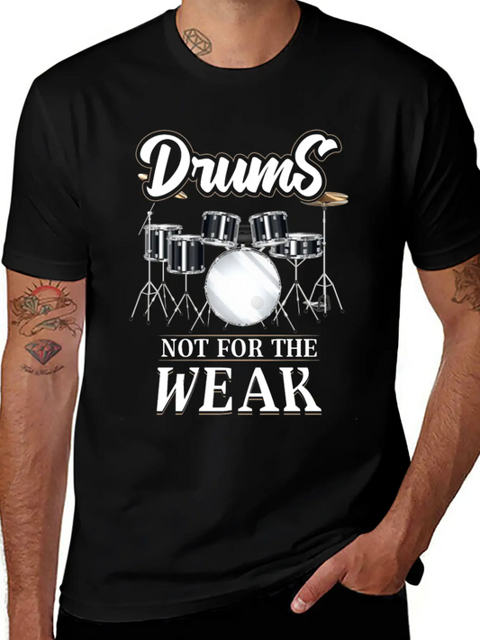Drums Essential Cotton Tee For Daily Outfits ¨C Unisex Style