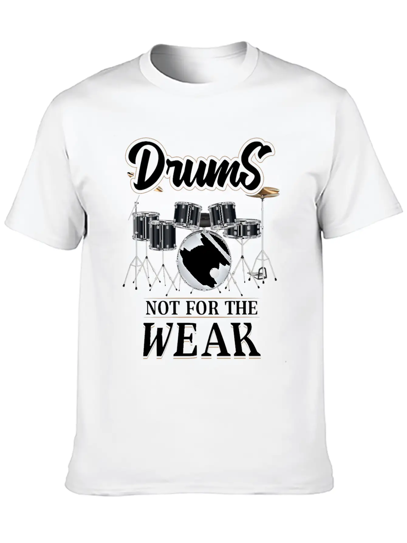 Drums Essential Cotton Tee For Daily Outfits ¨C Unisex Style