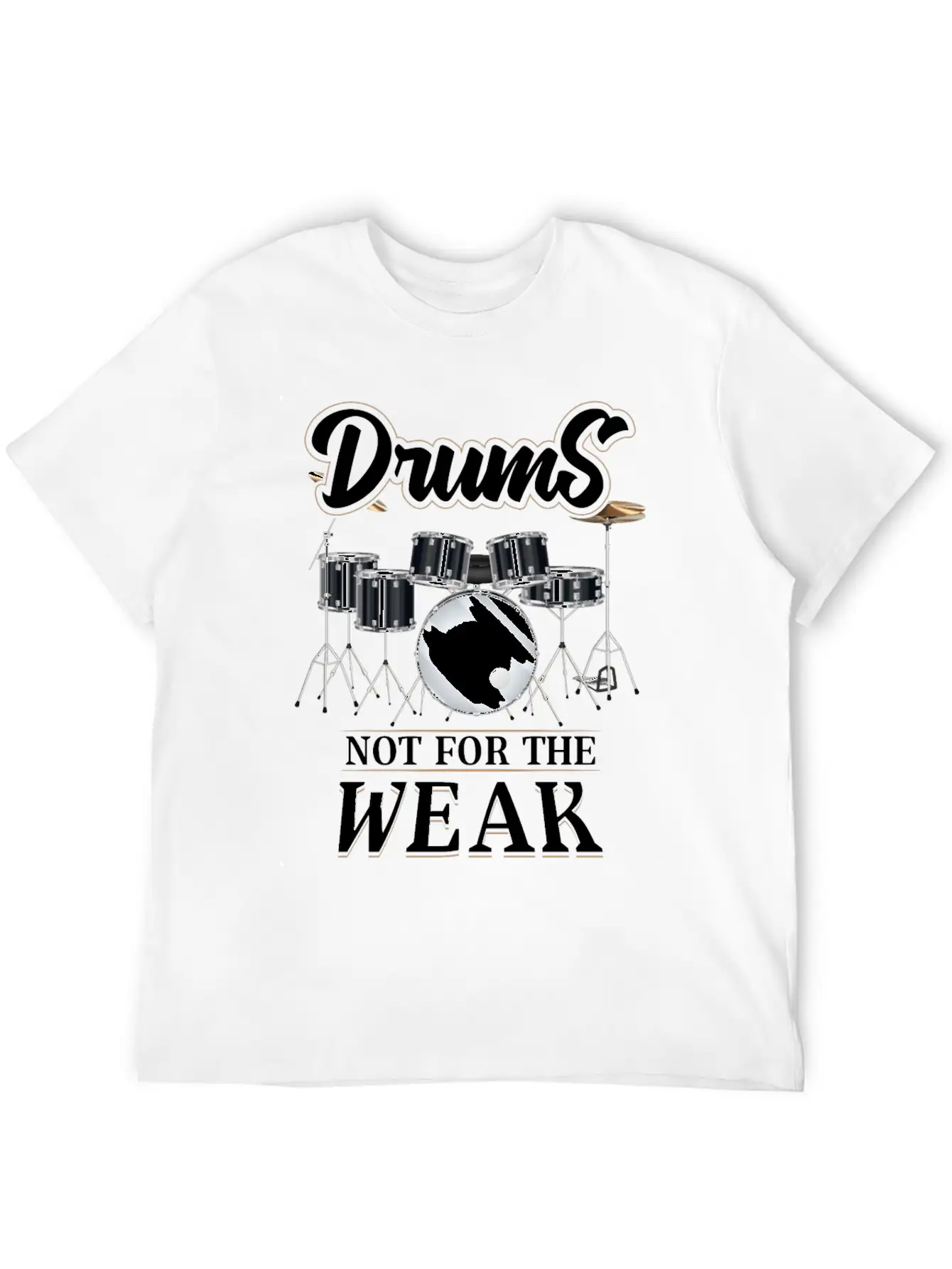 Drums Essential Cotton Tee For Daily Outfits ¨C Unisex Style