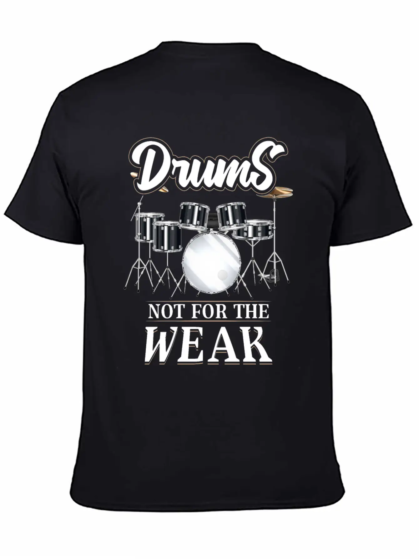 Drums Essential Cotton Tee For Daily Outfits ¨C Unisex Style