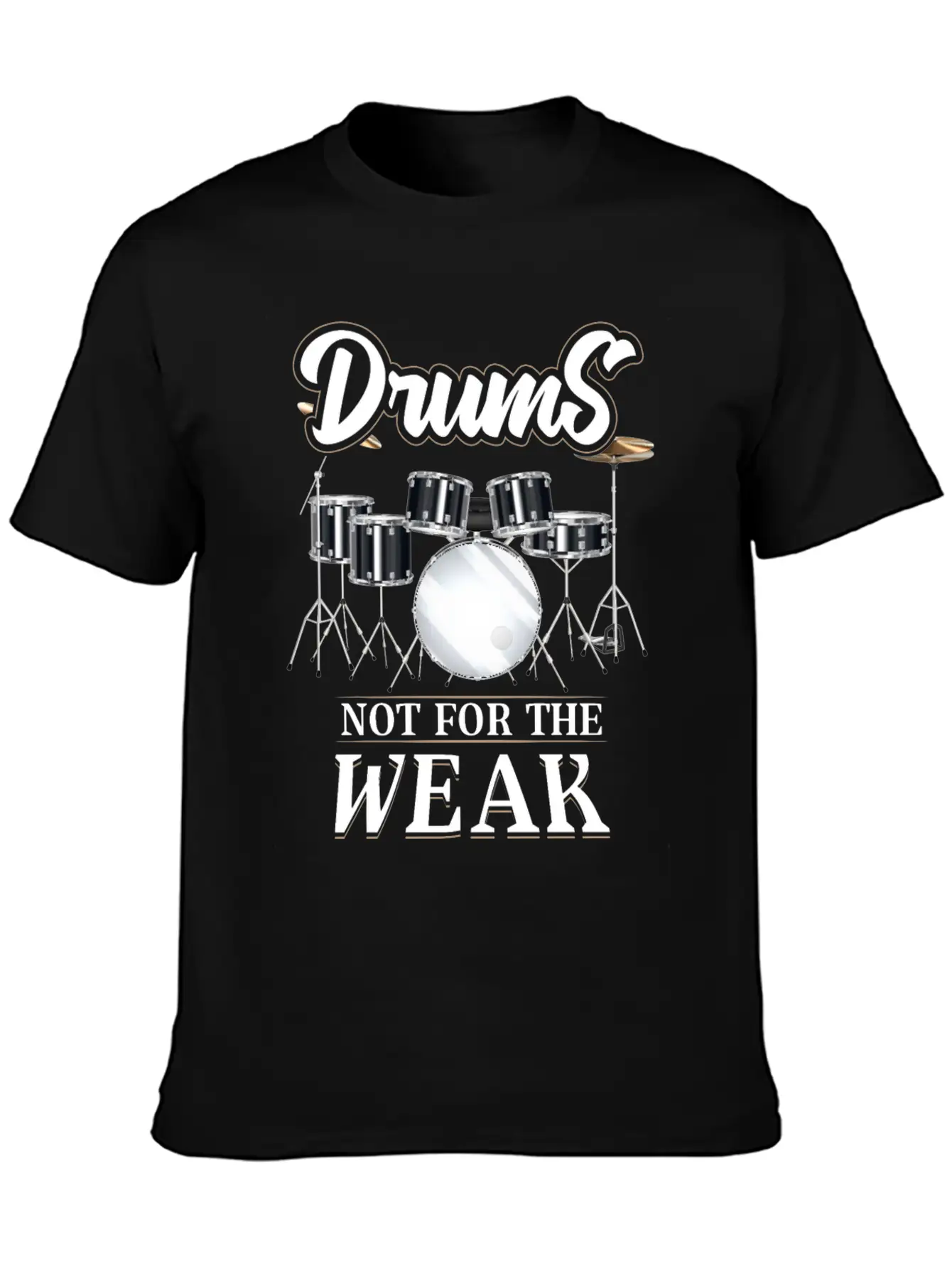 Drums Essential Cotton Tee For Daily Outfits ¨C Unisex Style
