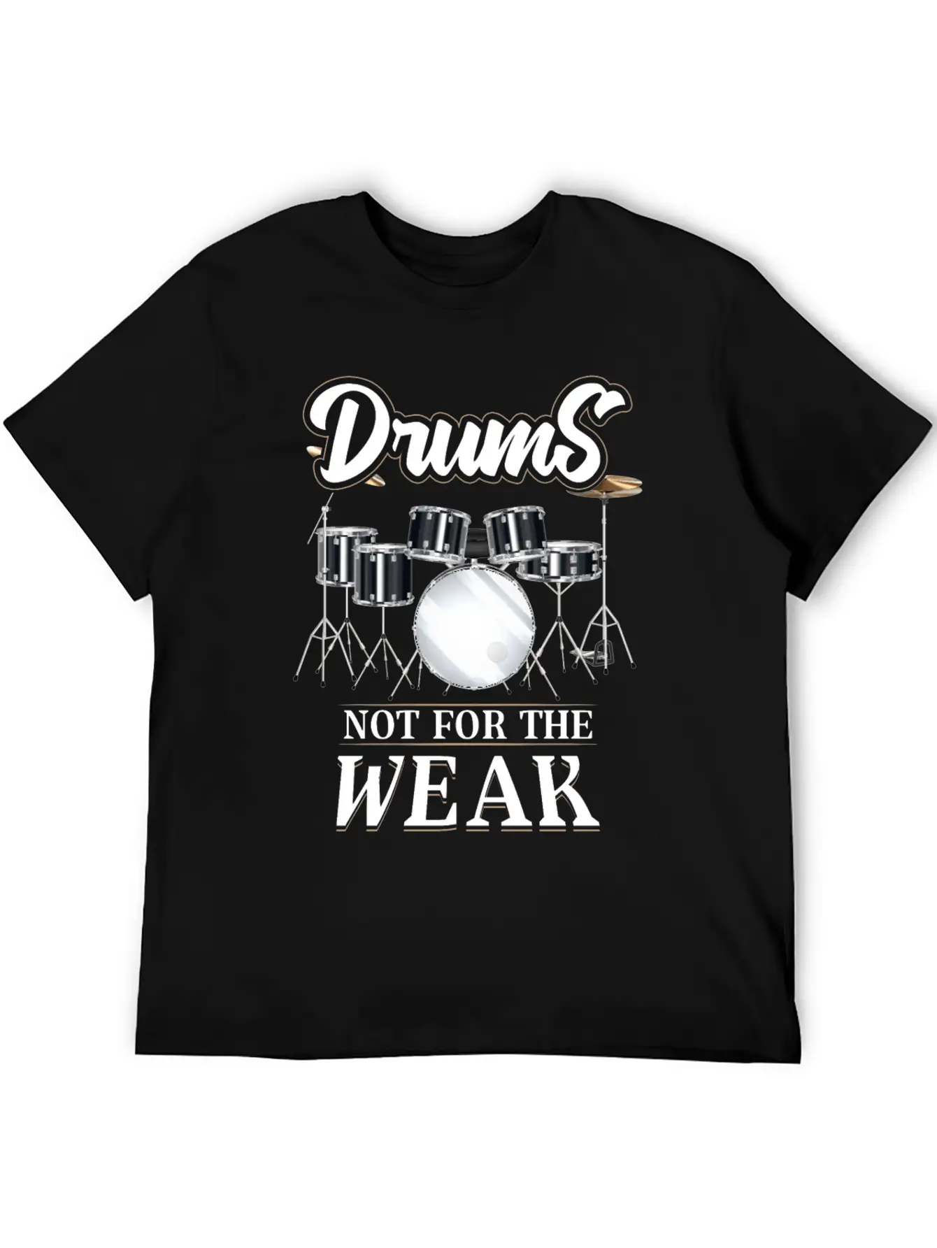 Drums Essential Cotton Tee For Daily Outfits ¨C Unisex Style