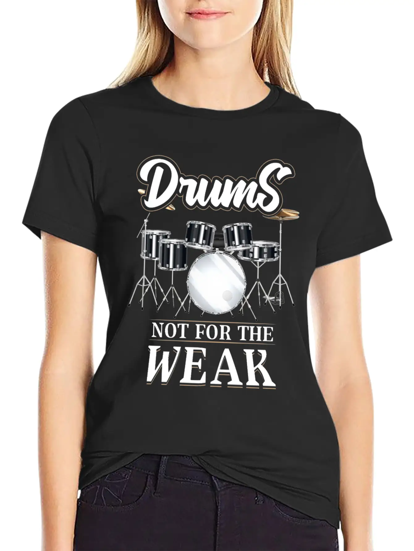 Drums Essential Cotton Tee For Daily Outfits ¨C Unisex Style