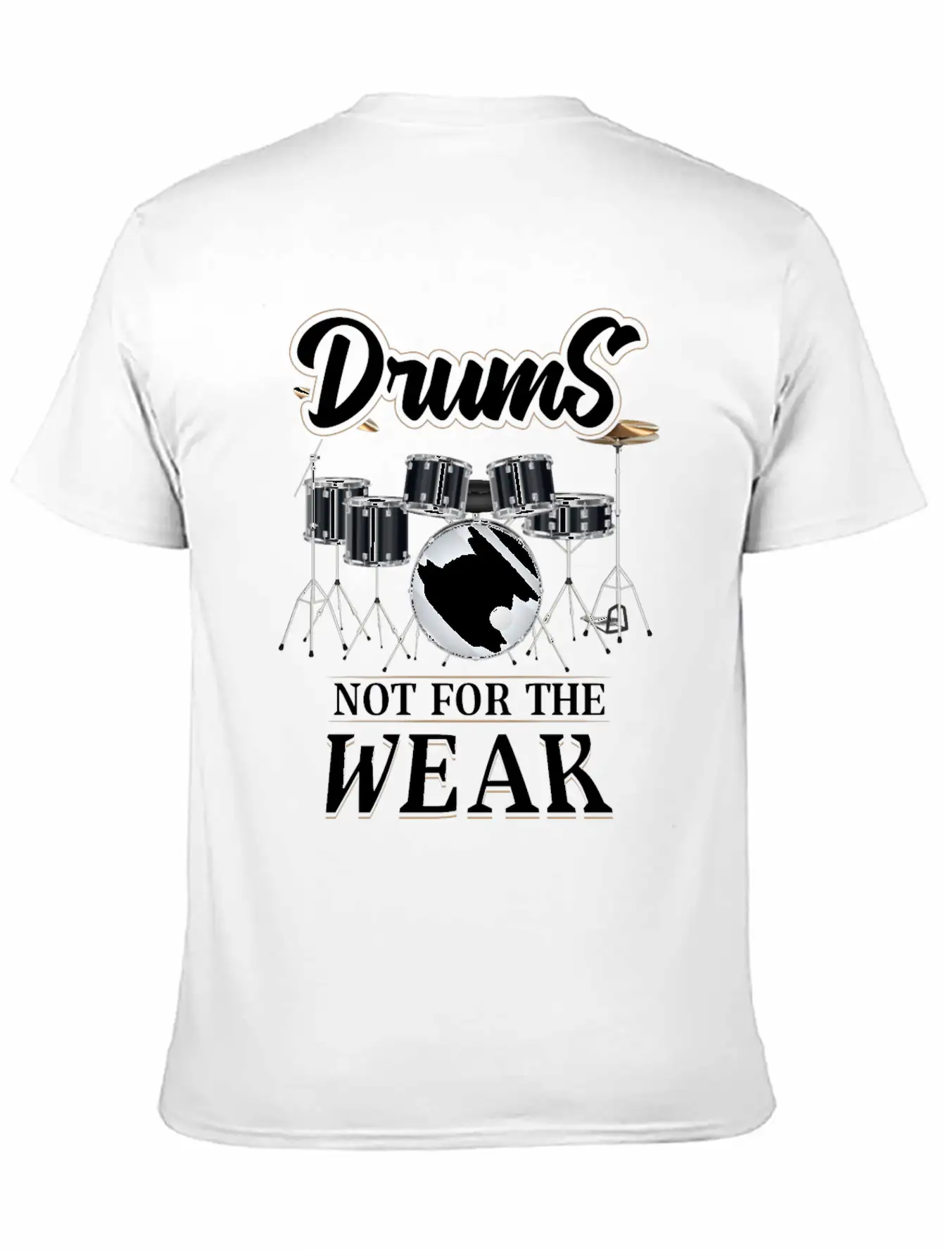Drums Essential Cotton Tee For Daily Outfits ¨C Unisex Style