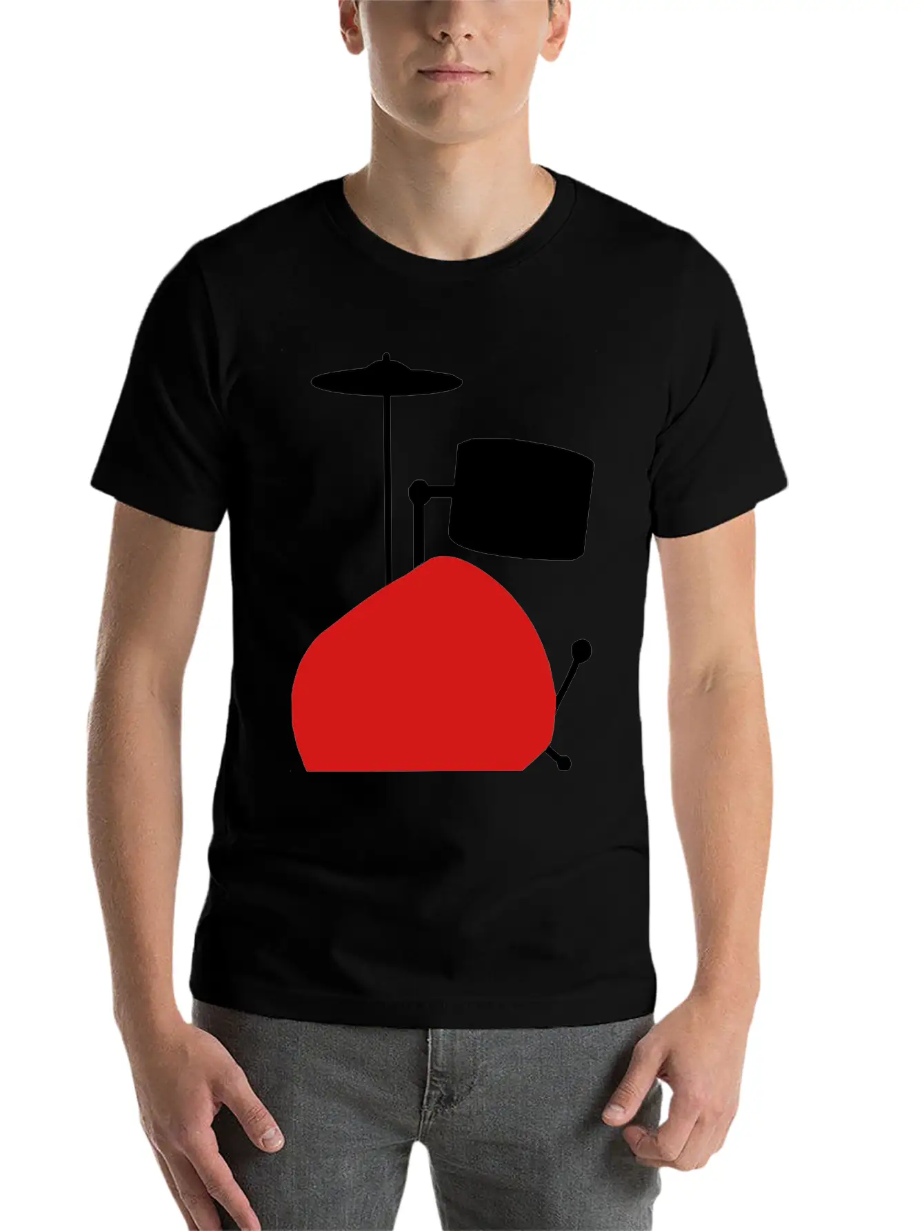 Drums Soft Cotton Short Sleeve Tee ¨C Unisex Wardrobe Staple