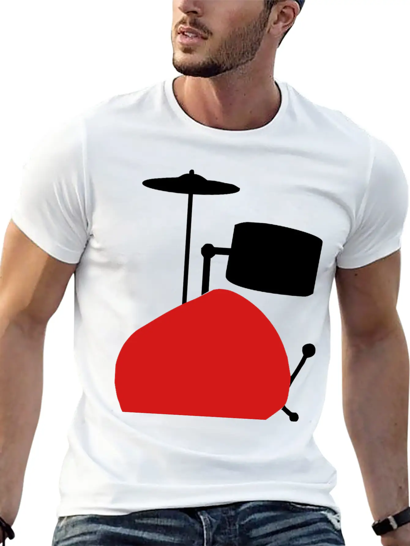 Drums Soft Cotton Short Sleeve Tee ¨C Unisex Wardrobe Staple