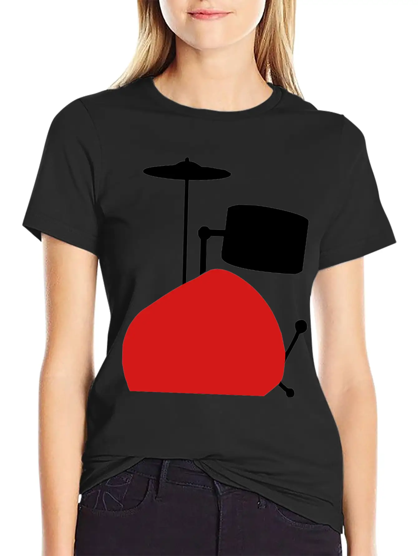 Drums Soft Cotton Short Sleeve Tee ¨C Unisex Wardrobe Staple