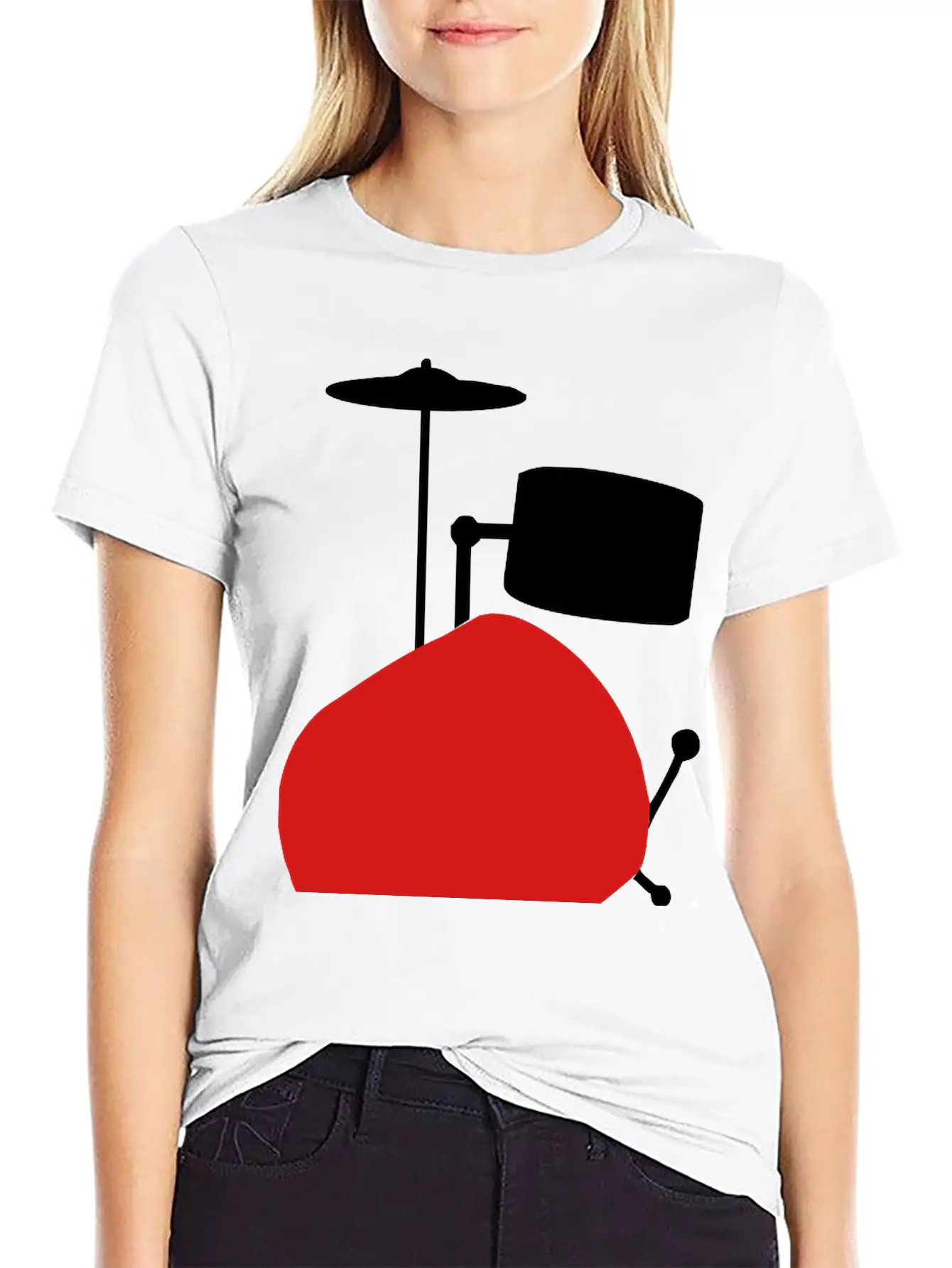 Drums Soft Cotton Short Sleeve Tee ¨C Unisex Wardrobe Staple