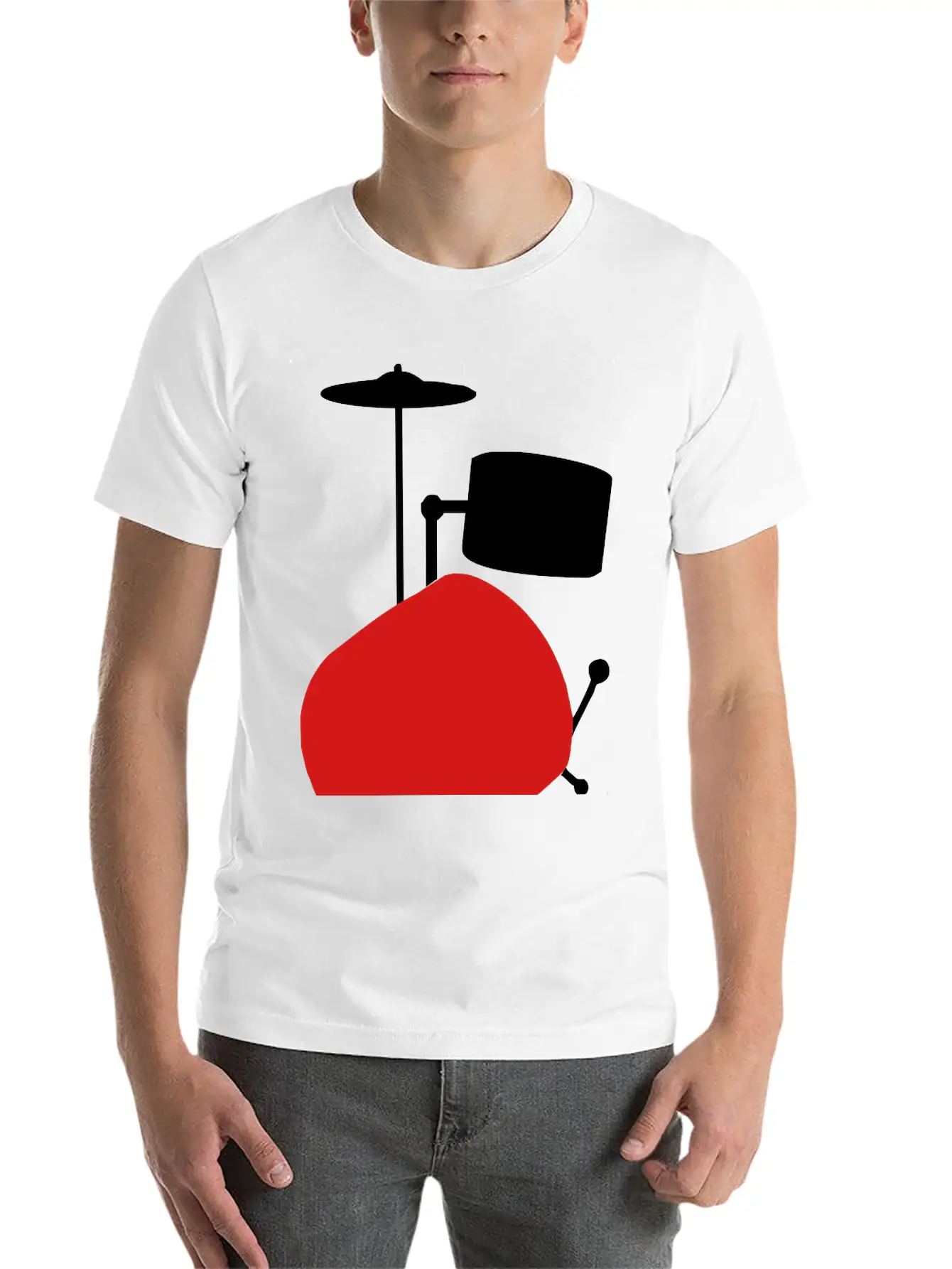 Drums Soft Cotton Short Sleeve Tee ¨C Unisex Wardrobe Staple