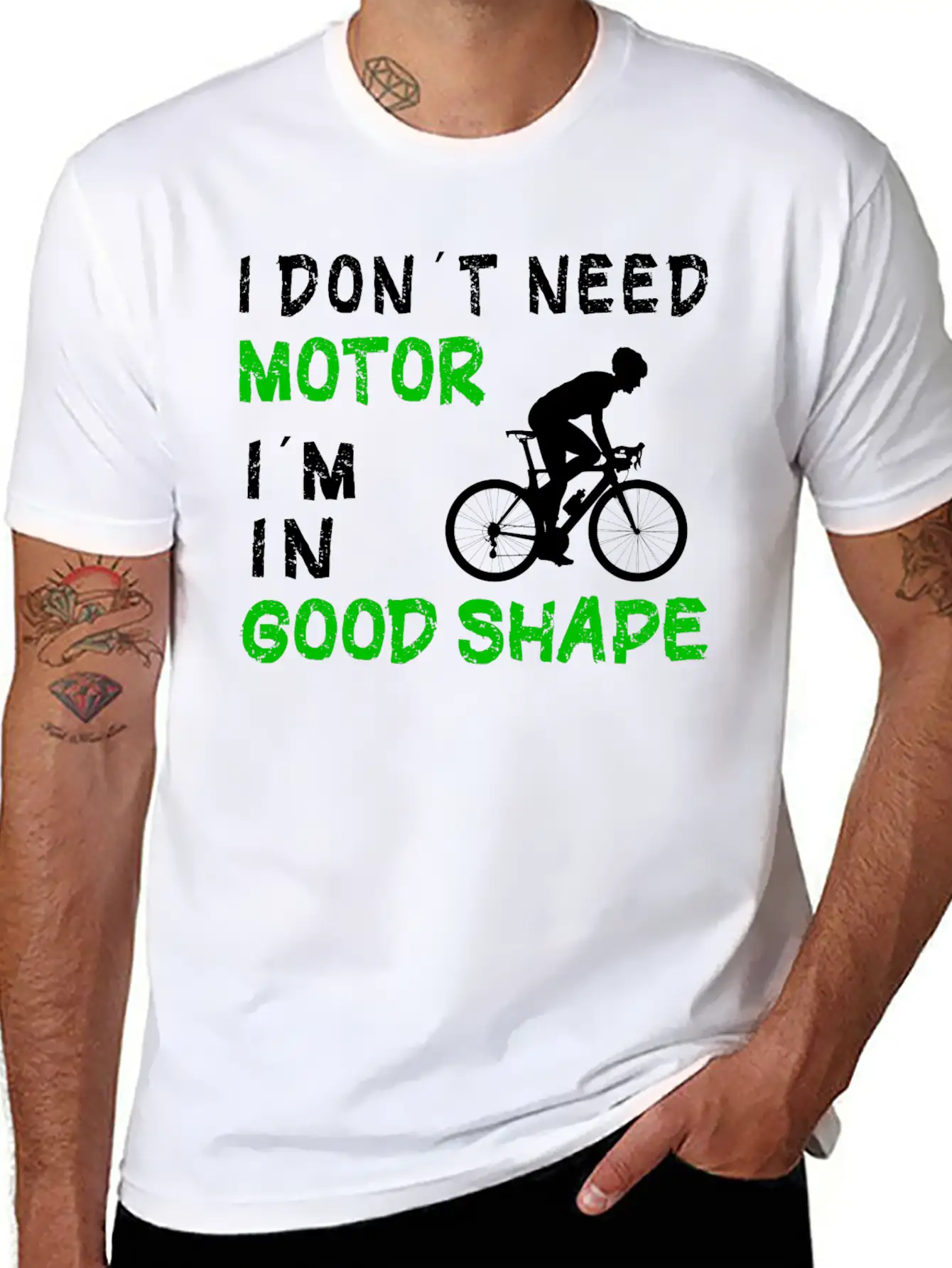 E-bike Bicycle Tour Battery Condition Sport Motor Basic Graphic T-Shirt ¨C Daily Comfort In Soft Cotton