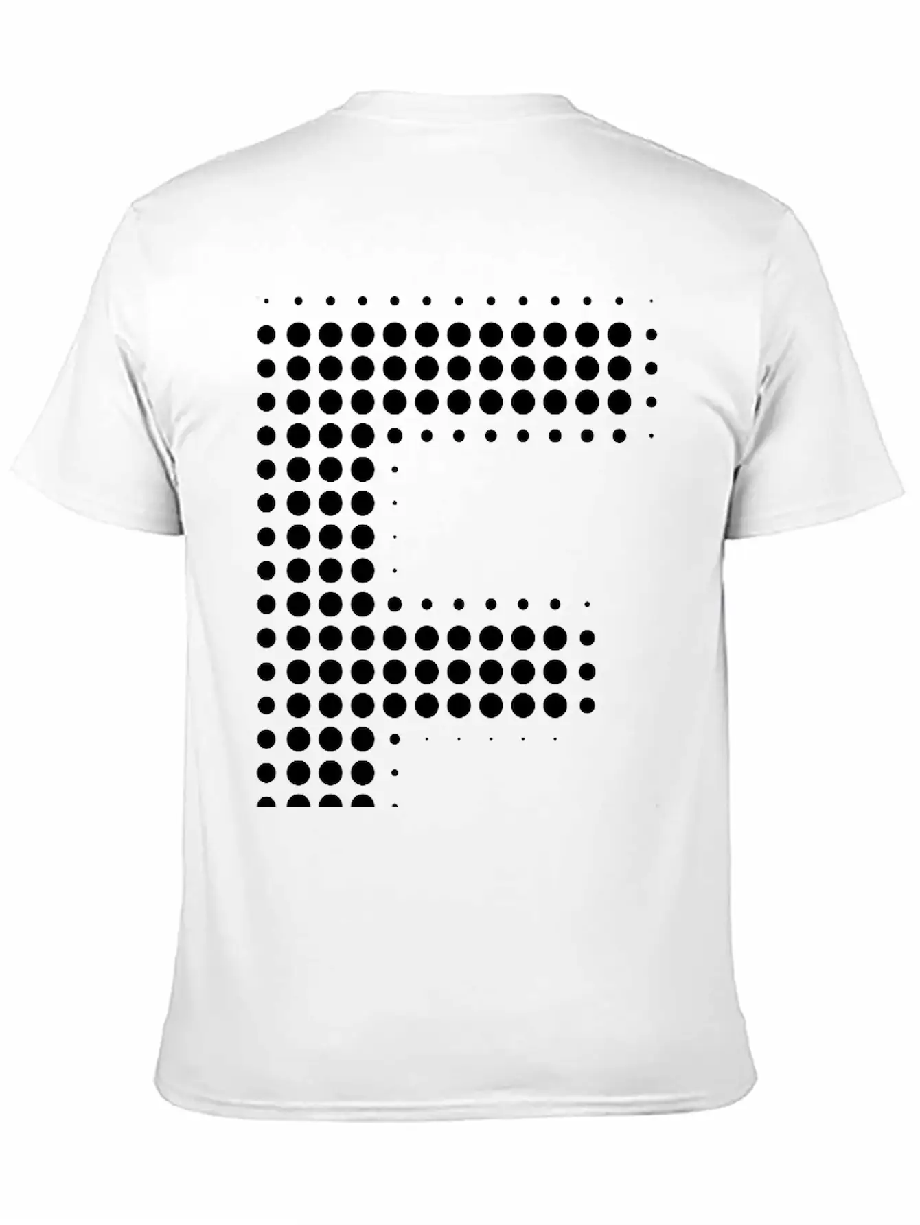 E Letter Dot Pattern Gift Essential Cotton Tee For Daily Outfits ¨C Unisex Style