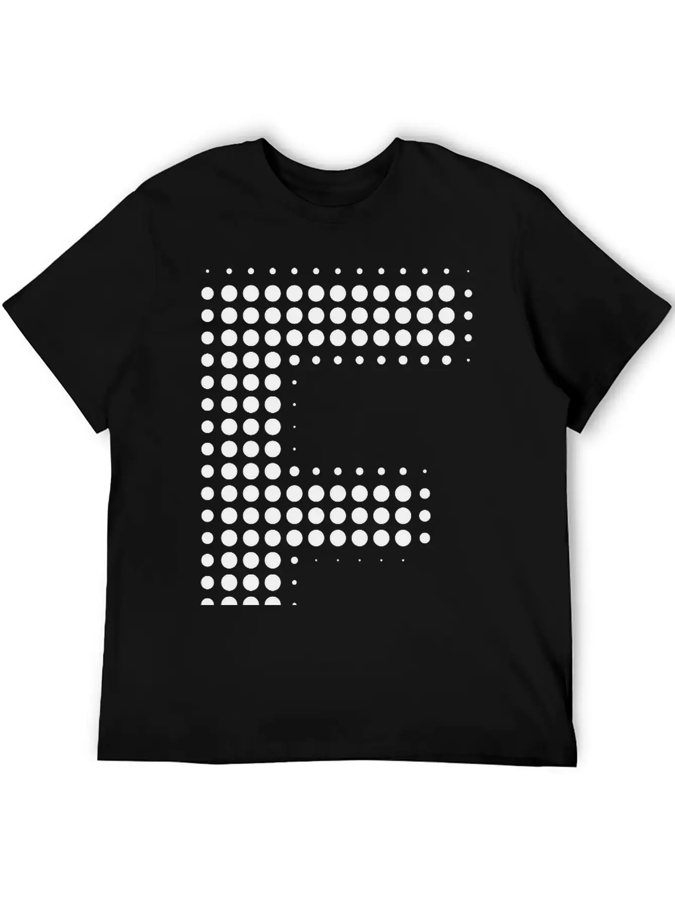 E Letter Dot Pattern Gift Essential Cotton Tee For Daily Outfits ¨C Unisex Style