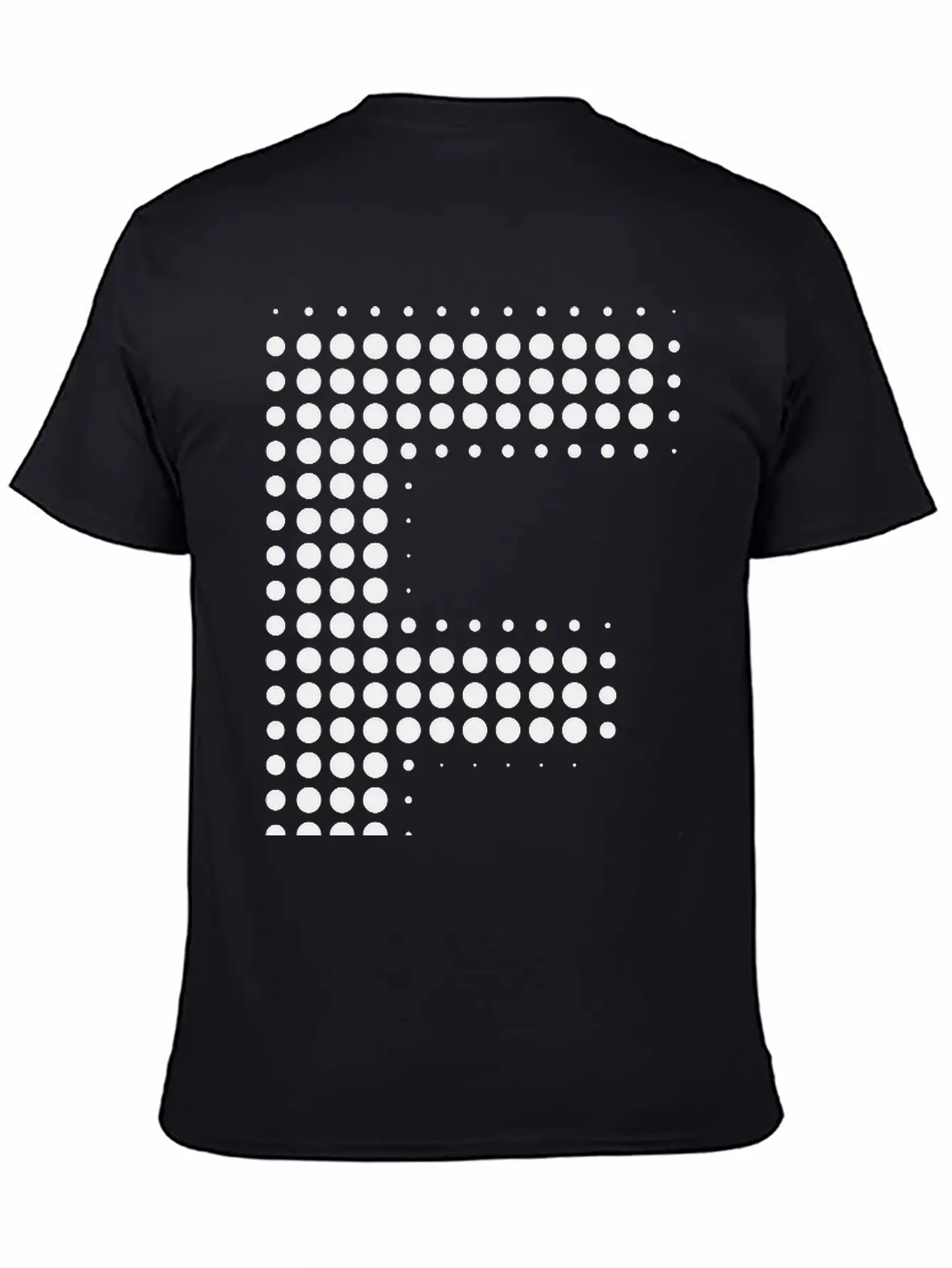 E Letter Dot Pattern Gift Essential Cotton Tee For Daily Outfits ¨C Unisex Style