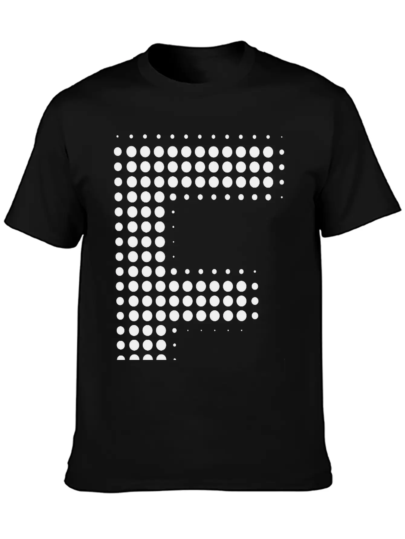 E Letter Dot Pattern Gift Essential Cotton Tee For Daily Outfits ¨C Unisex Style