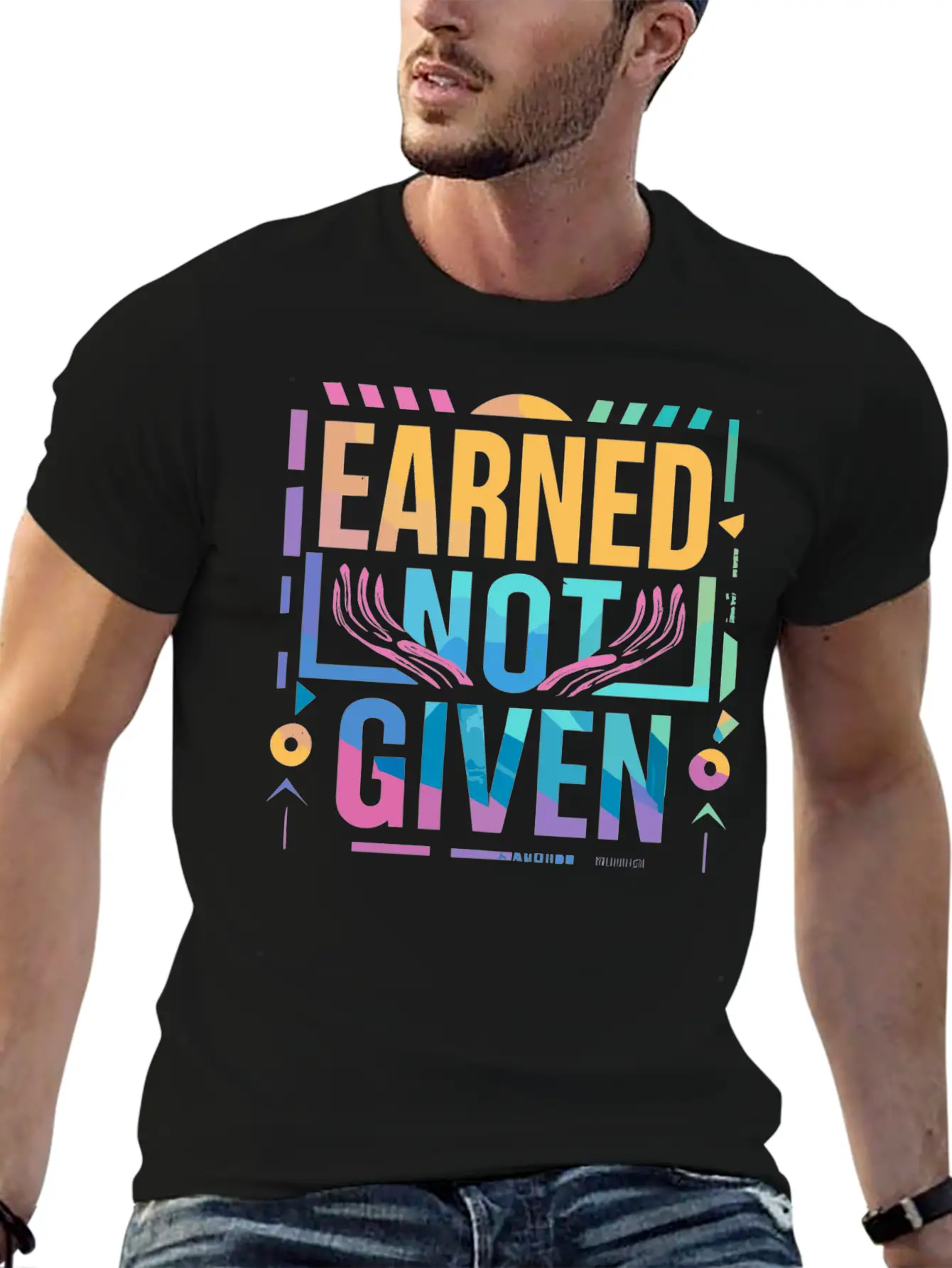 Earned Not Given Unisex Casual T-Shirt ¨C Clean Design For Daily Comfort
