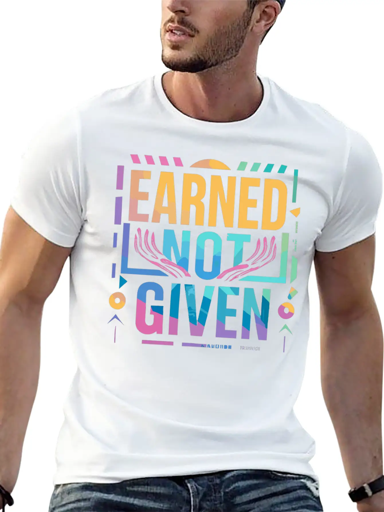 Earned Not Given Unisex Casual T-Shirt ¨C Clean Design For Daily Comfort