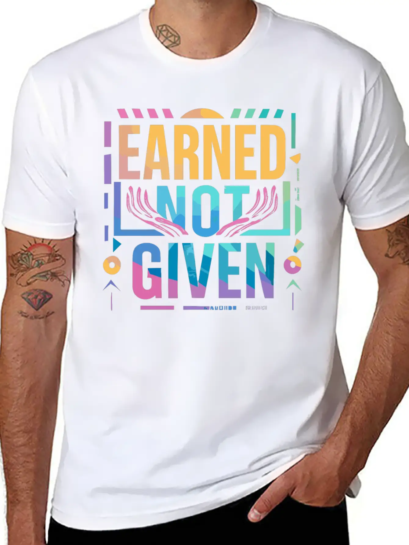 Earned Not Given Unisex Casual T-Shirt ¨C Clean Design For Daily Comfort