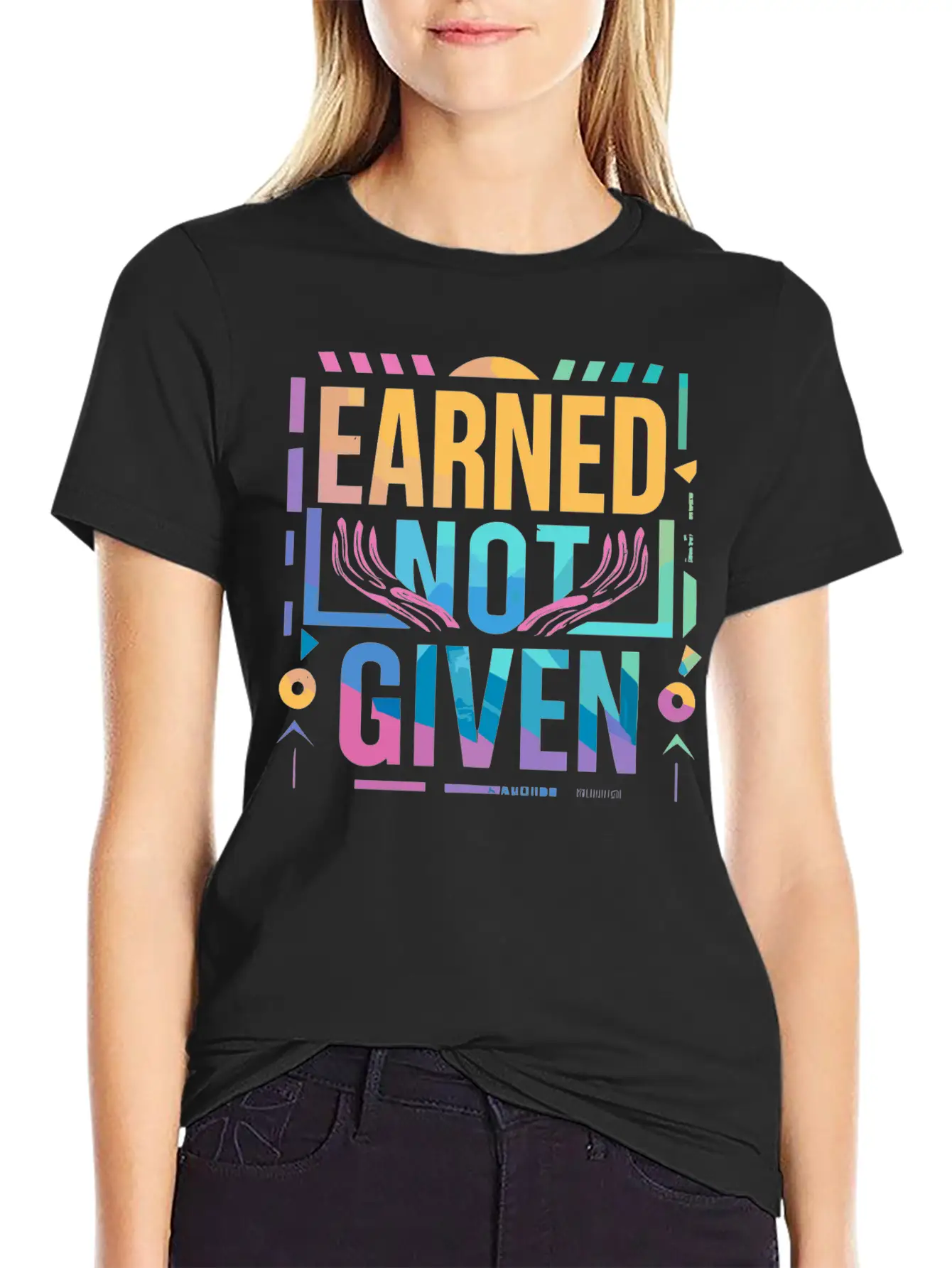 Earned Not Given Unisex Casual T-Shirt ¨C Clean Design For Daily Comfort