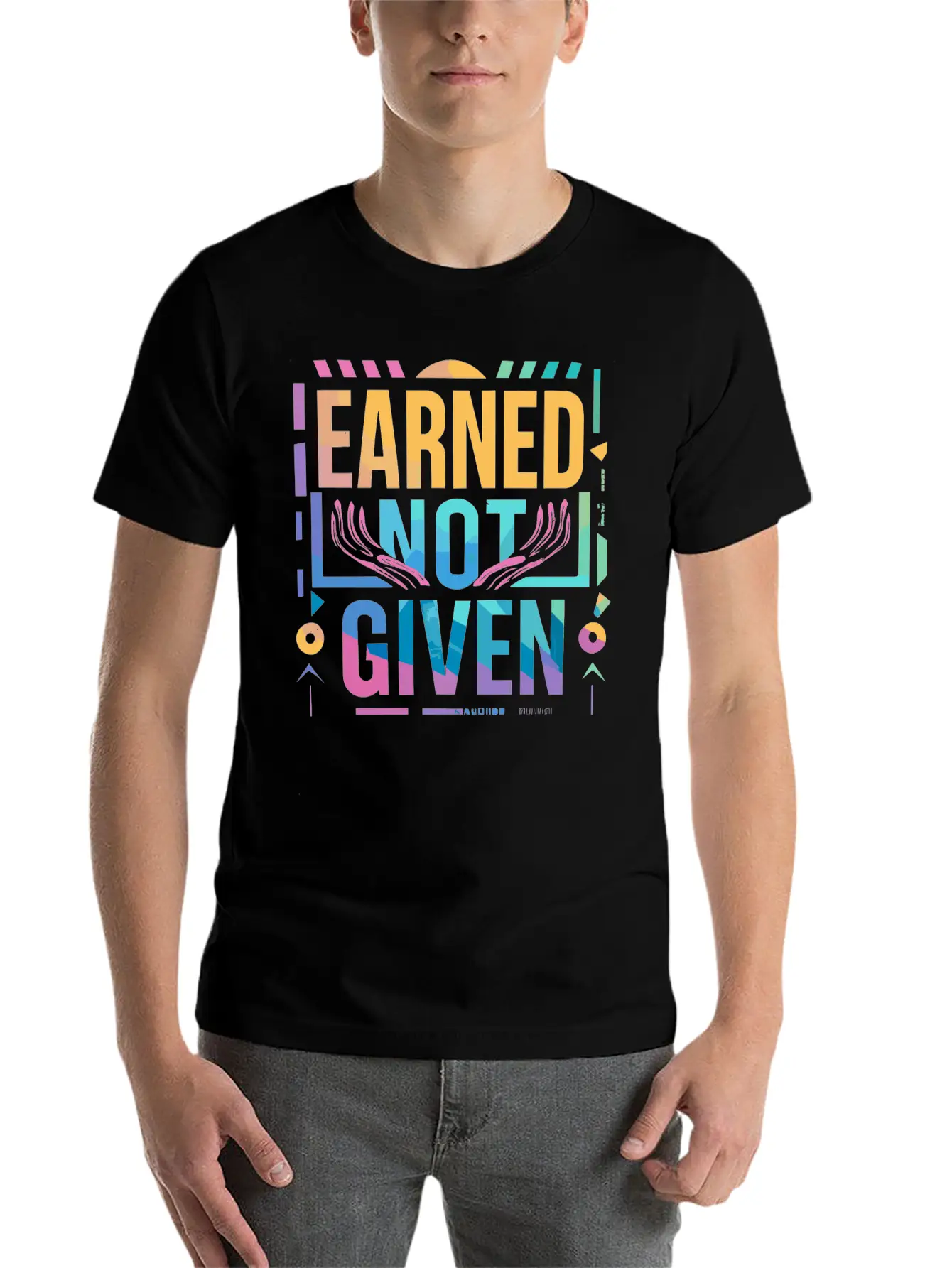 Earned Not Given Unisex Casual T-Shirt ¨C Clean Design For Daily Comfort