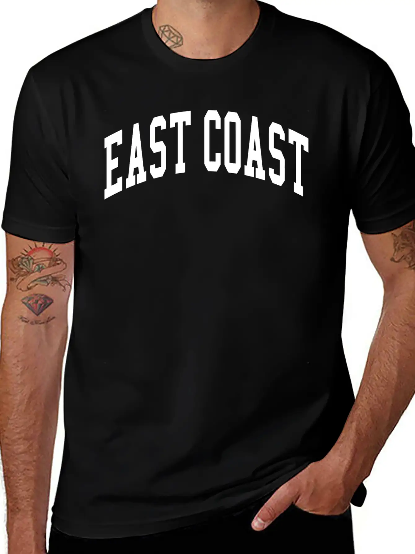 East Coast Hip Hop Rap Soft Cotton Short Sleeve Tee ¨C Unisex Wardrobe Staple