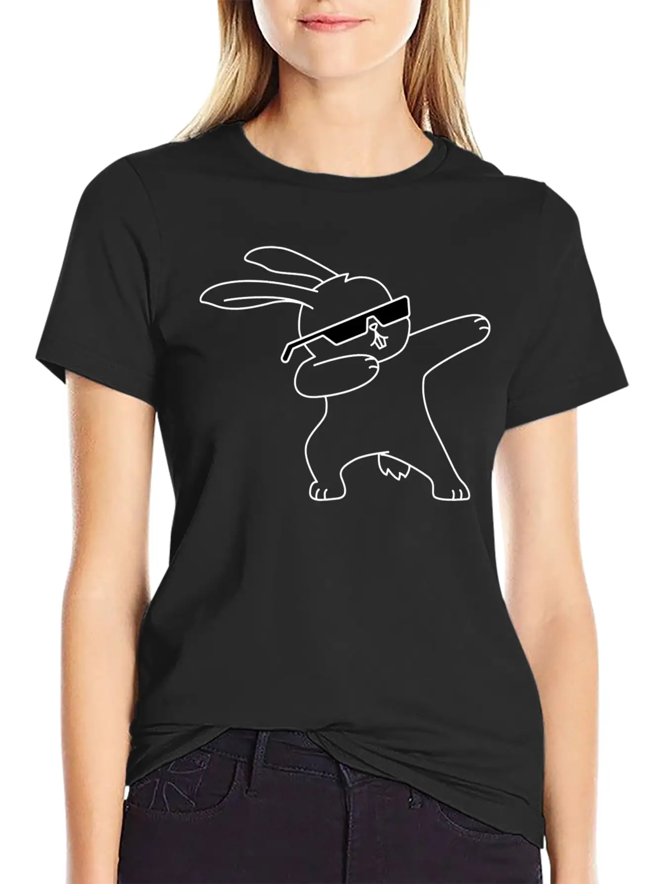 Easter Rabbit Gift Easterbunny Bunny Spring Basic Graphic T-Shirt ¨C Daily Comfort In Soft Cotton