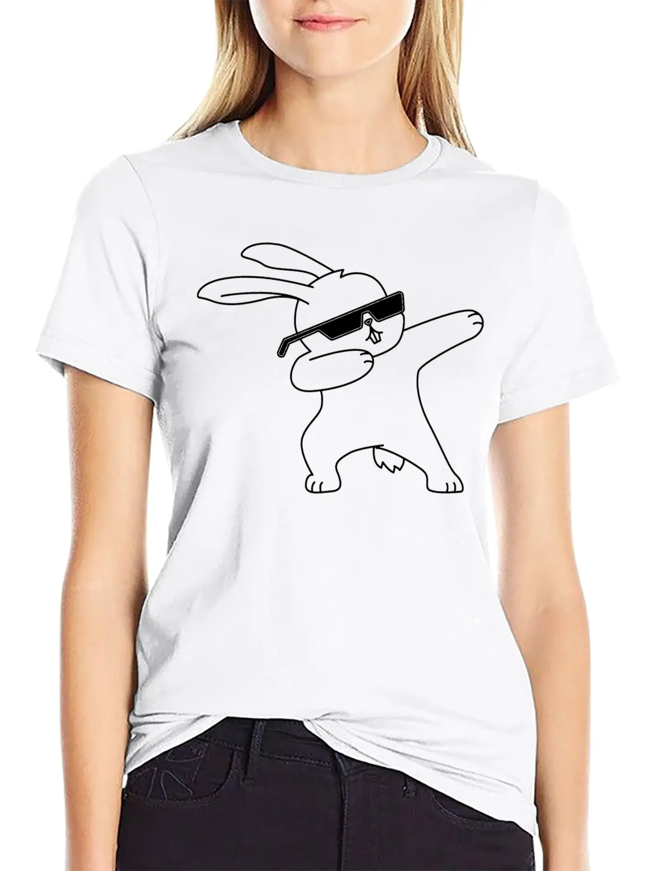 Easter Rabbit Gift Easterbunny Bunny Spring Basic Graphic T-Shirt ¨C Daily Comfort In Soft Cotton