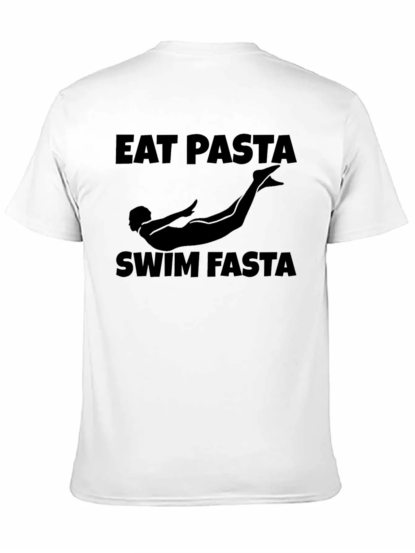 Eat Pasta Swim Fasta 7 Unisex Casual T-Shirt ¨C Clean Design For Daily Comfort